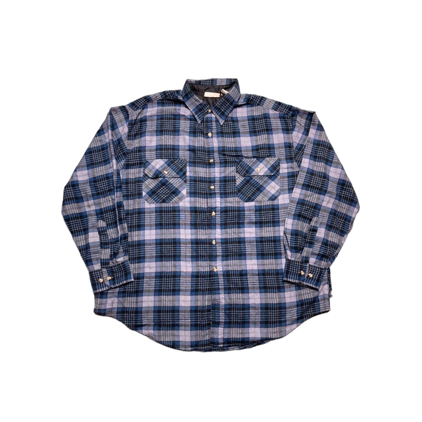 Vintage VINTAGE Northwest Territory Flannel Shirt Button-Up Plaid Men’s XL Blue Long Sleeve Size US XL / EU 56 / 4 - 1 Thumbnail