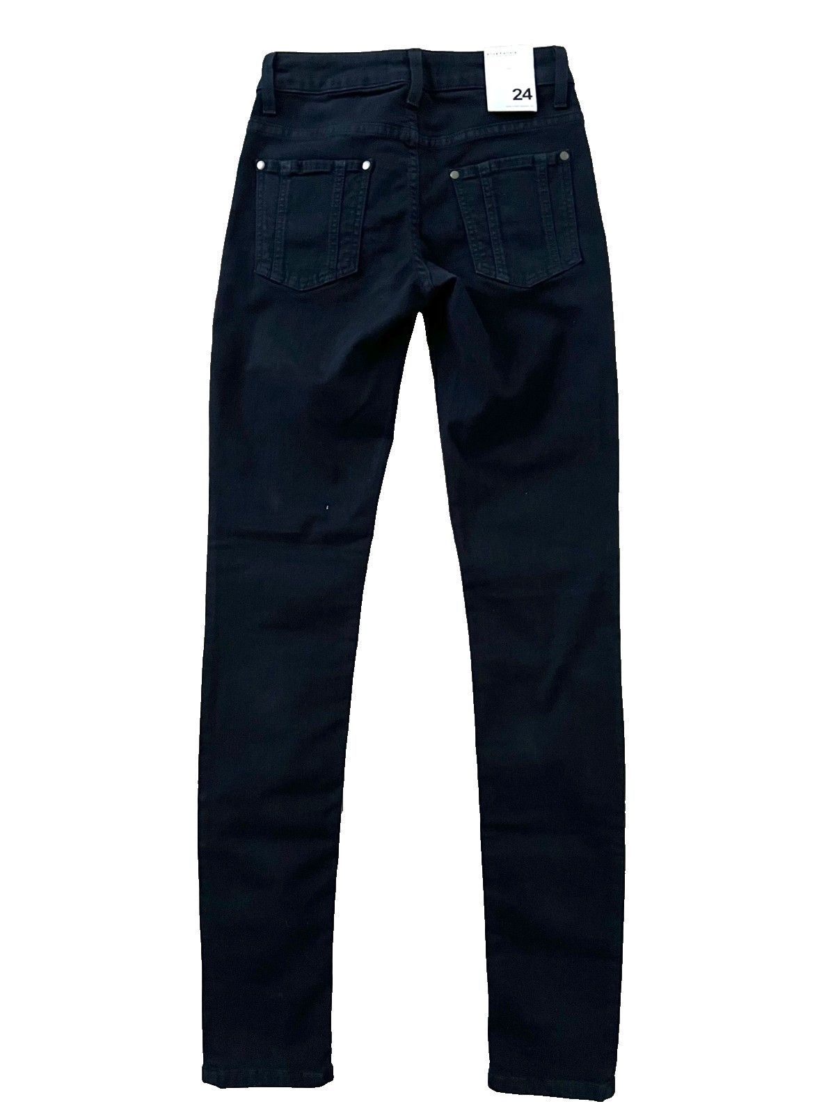 Alice + Olivia *** Alice & Olivia Jane Skinny Denim Jeans Dark Blue ( 24 ) Size 24" / US 00 / IT 34 - 3 Thumbnail