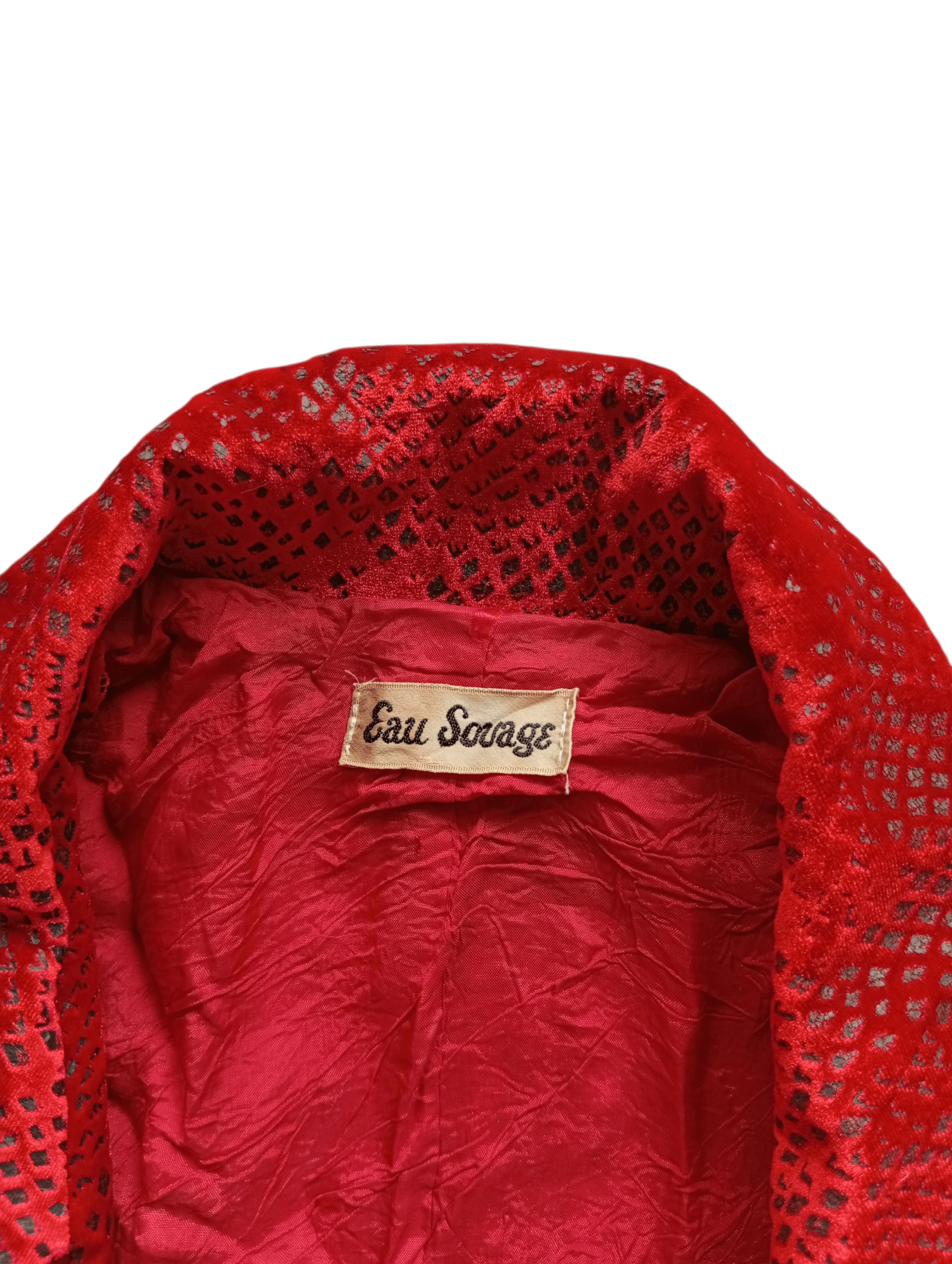 Japanese Brand Eau Sovage velvet snake blazer Size S / US 4 / IT 40 - 3 Thumbnail