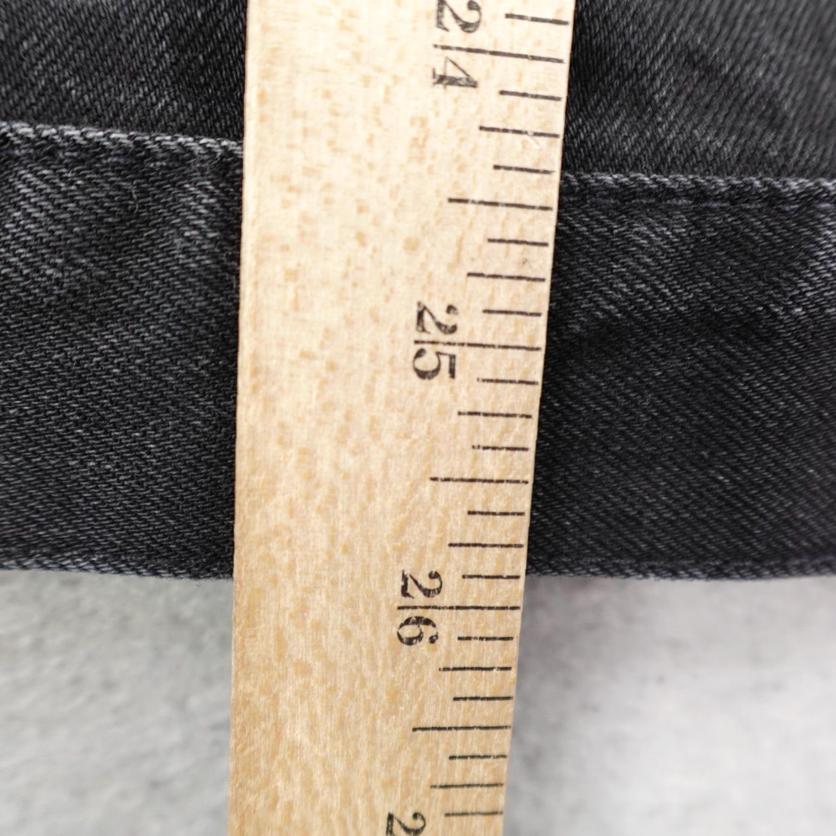 Madewell Madewell Jacket Women XL Black Oversized Denim Jean Trucker Coat Lunar Wash Coat Size 40" / US 18 - 7 Thumbnail