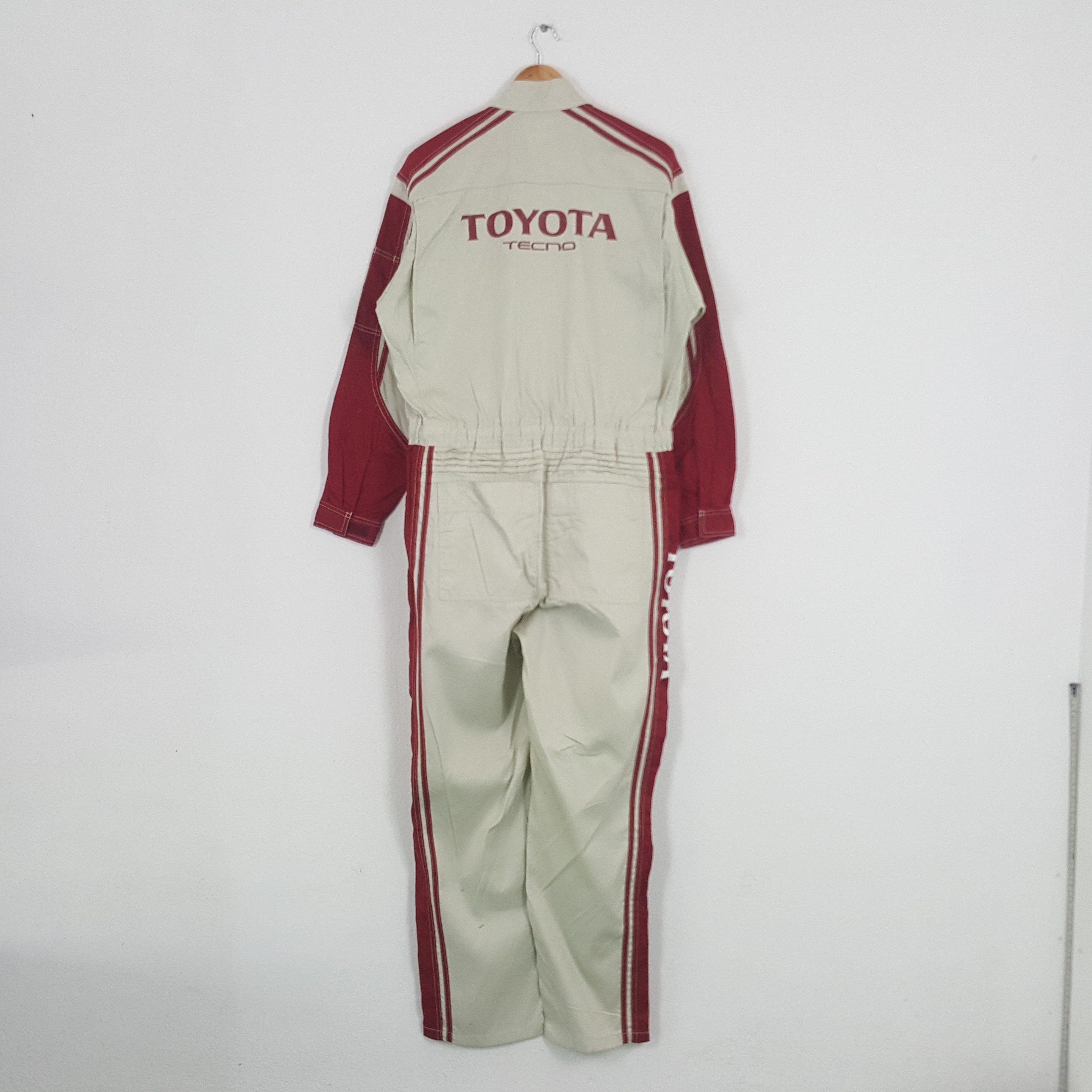 Japanese Brand × Vintage Vintage Tecno Toyota Japanese Brand Coverall Jacket Size US M / EU 48-50 / 2 - 1 Thumbnail