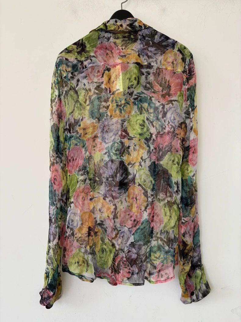 Dries Van Noten Dries Van Noten Floral Silk Shirt by Dries Van Noten-2506 Size US M / EU 48-50 / 2 - 2 Thumbnail