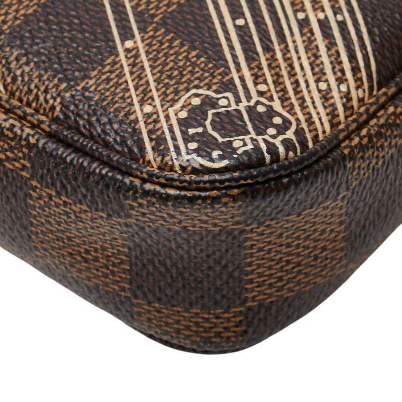 Louis Vuitton Louis Vuitton Damier Mini Pochette Accessoire Pouch N41433 Size ONE SIZE - 6 Thumbnail