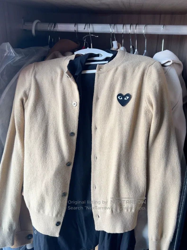 Comme des Garcons Comme Des Garcons Classic khaki cardigan Size S / US 4 / IT 40 - 1 Thumbnail