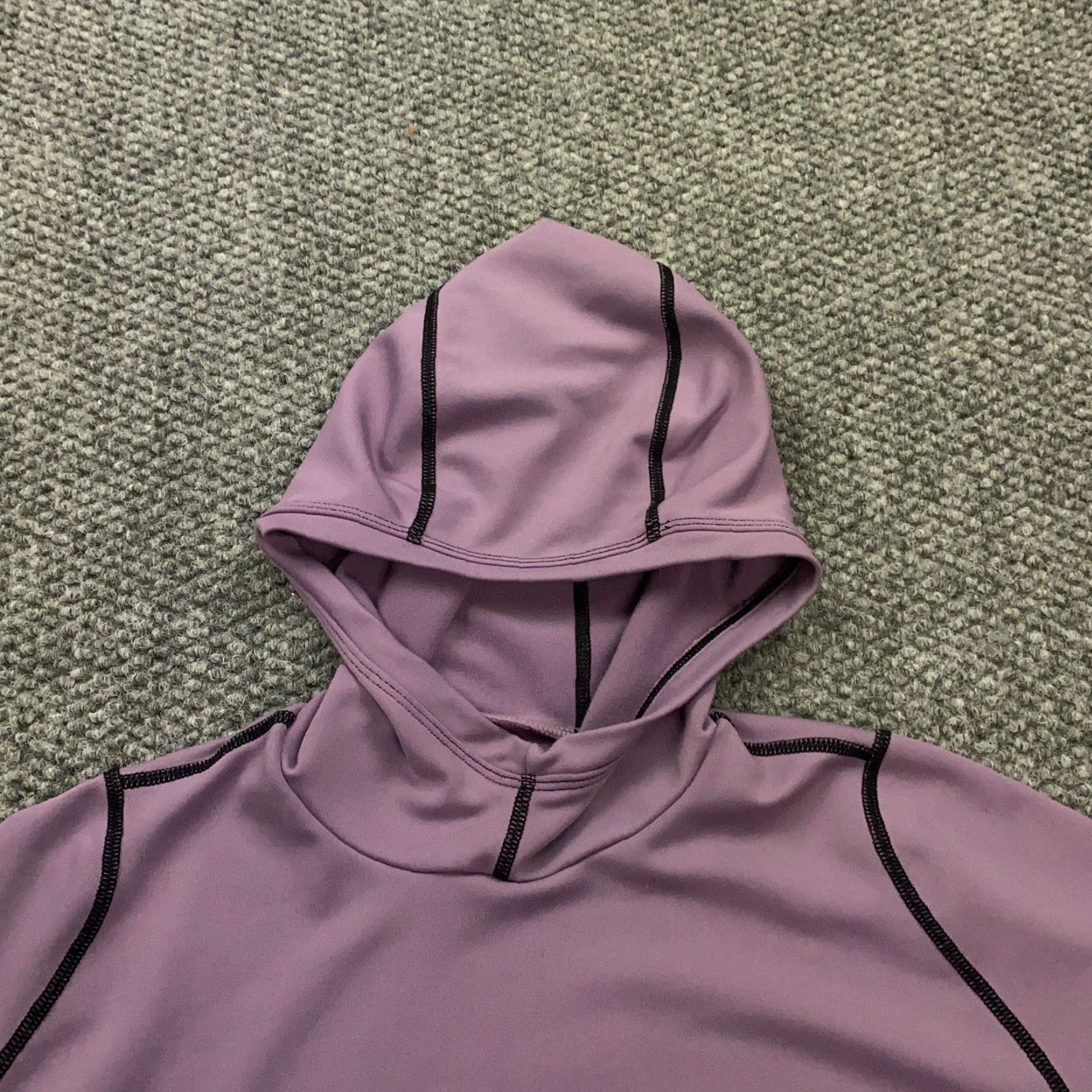Vintage Sugoi Active Shirt Womens Medium Purple Hooded Stretch Size M / US 6-8 / IT 42-44 - 5 Thumbnail