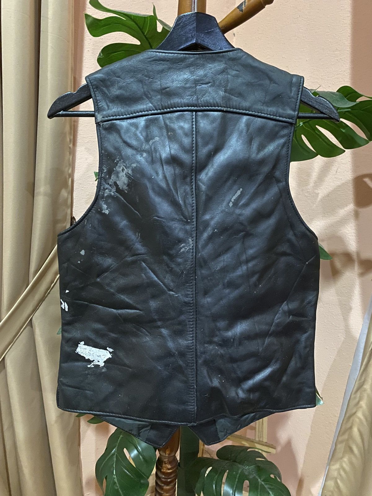 Schott Vintage Schott NYC Black Leather Vest - Made in USA - Size S Size US S / EU 44-46 / 1 - 7 Thumbnail