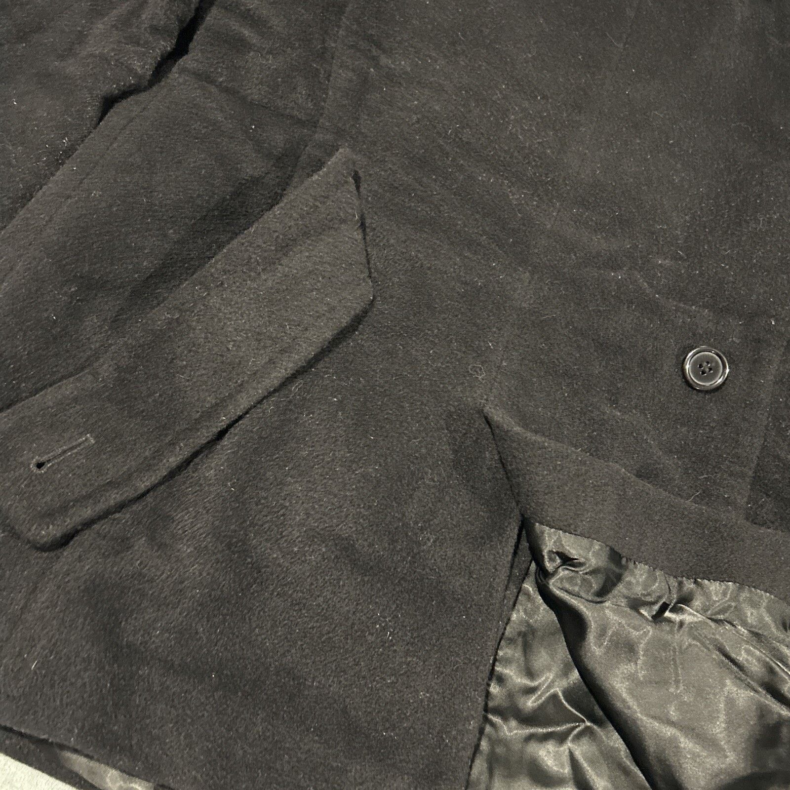 Polo Ralph Lauren Alpaca Wool Pea Coat Womens 8 Large Double Breasted Vented Size L / US 10 / IT 46 - 9 Thumbnail