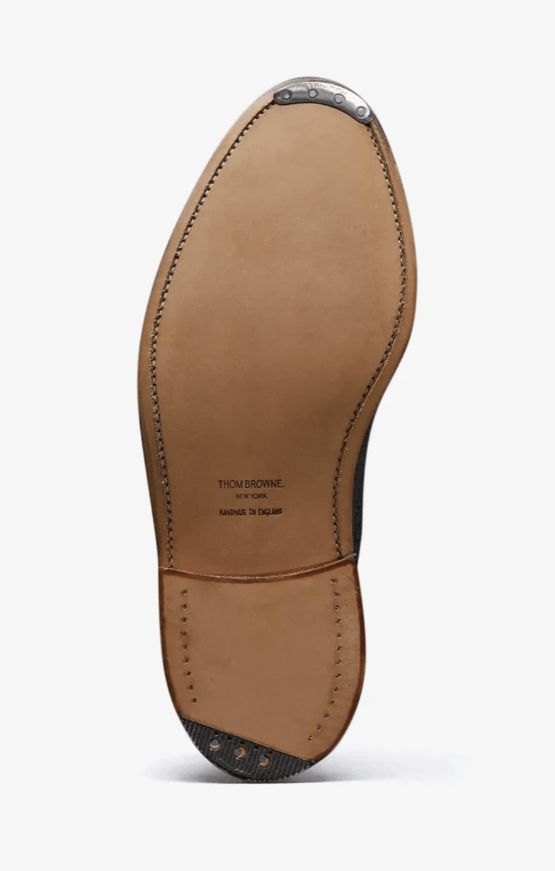 Thom Browne Thom Browne Black Leather Sole Longwing Derbys Size US 10 / EU 43 - 13 Thumbnail