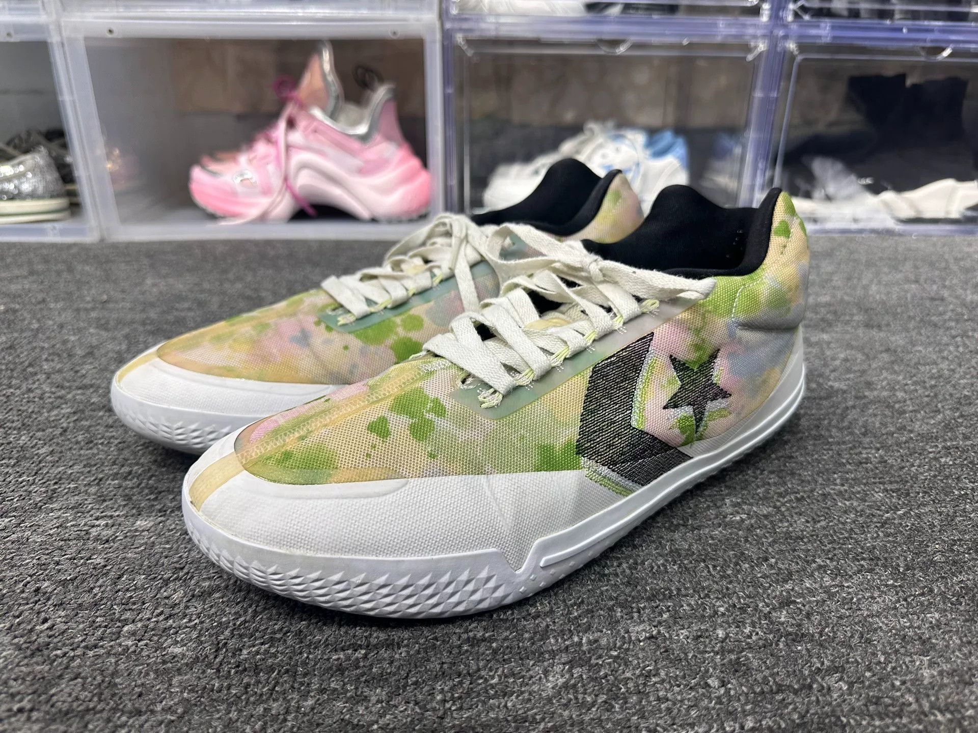 Converse Converse Basketball Green Lowtop Sneakers 13 Men Size US 13 / EU 46 - 1 Thumbnail