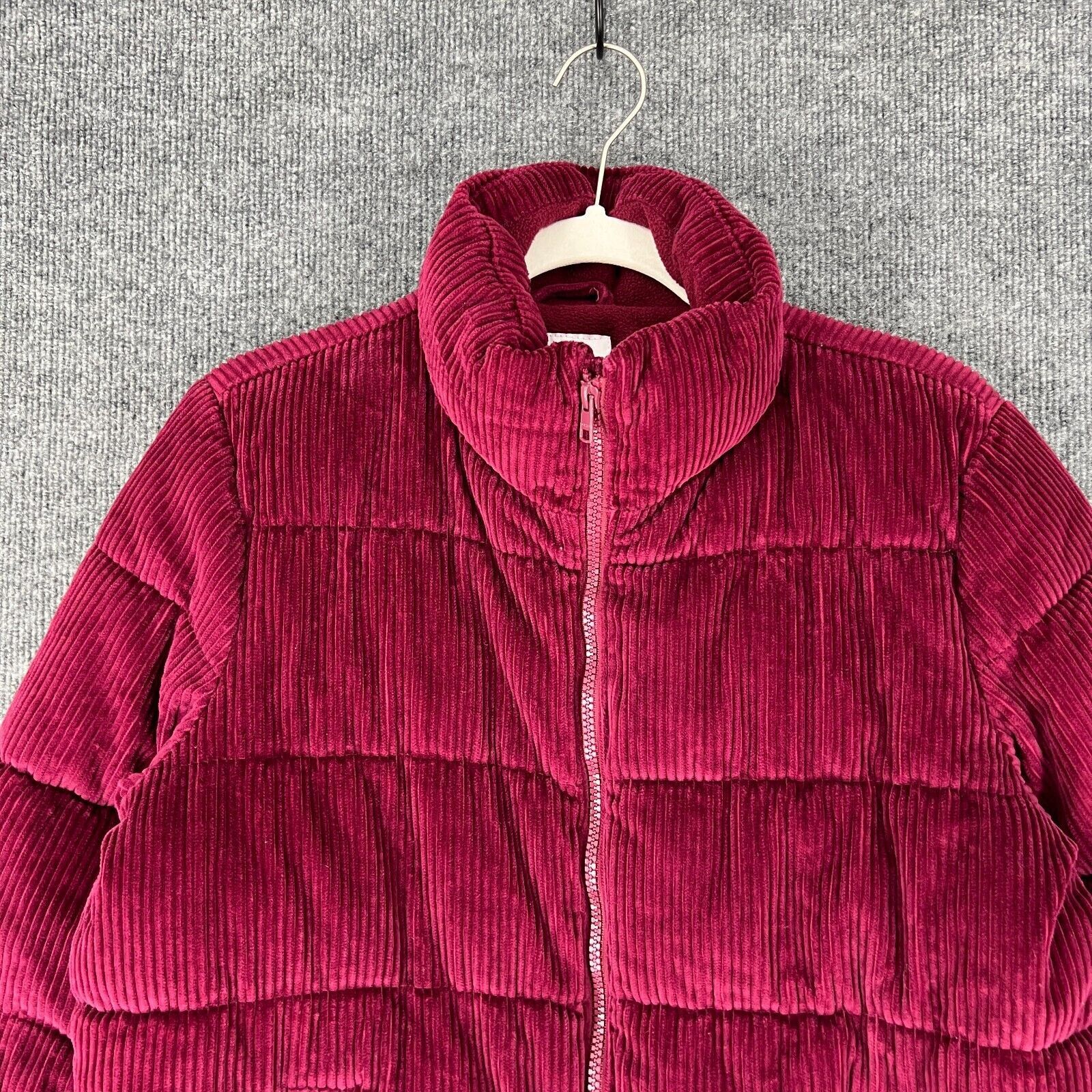 Old Navy Old Navy Corduroy Frost Free Puffer Coat Womens Full Zip Size S / US 4 / IT 40 - 2 Thumbnail