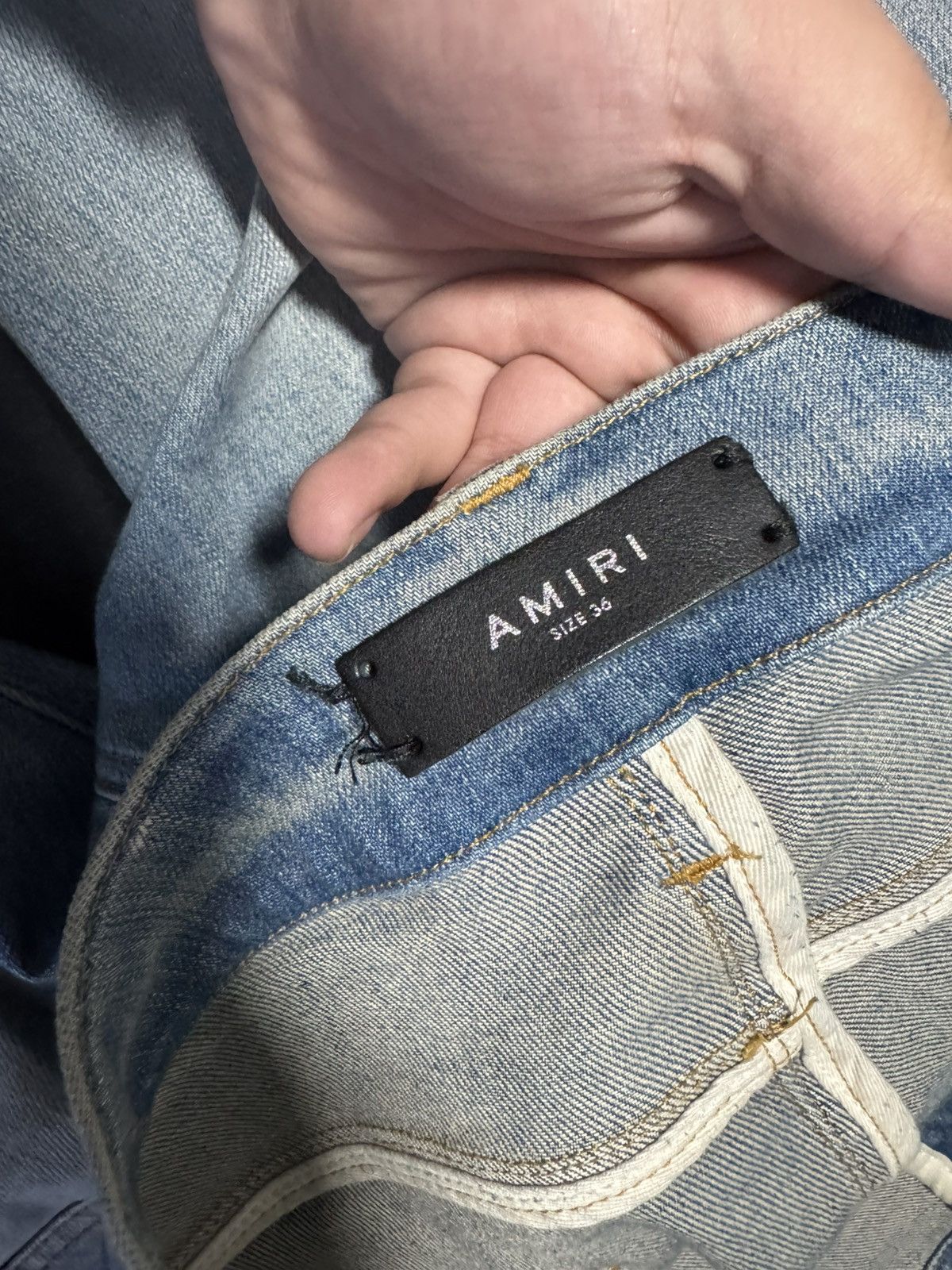 Amiri Amiri Plaid Mx-1 Clay indigo jeans Size US 36 / EU 52 - 3 Thumbnail