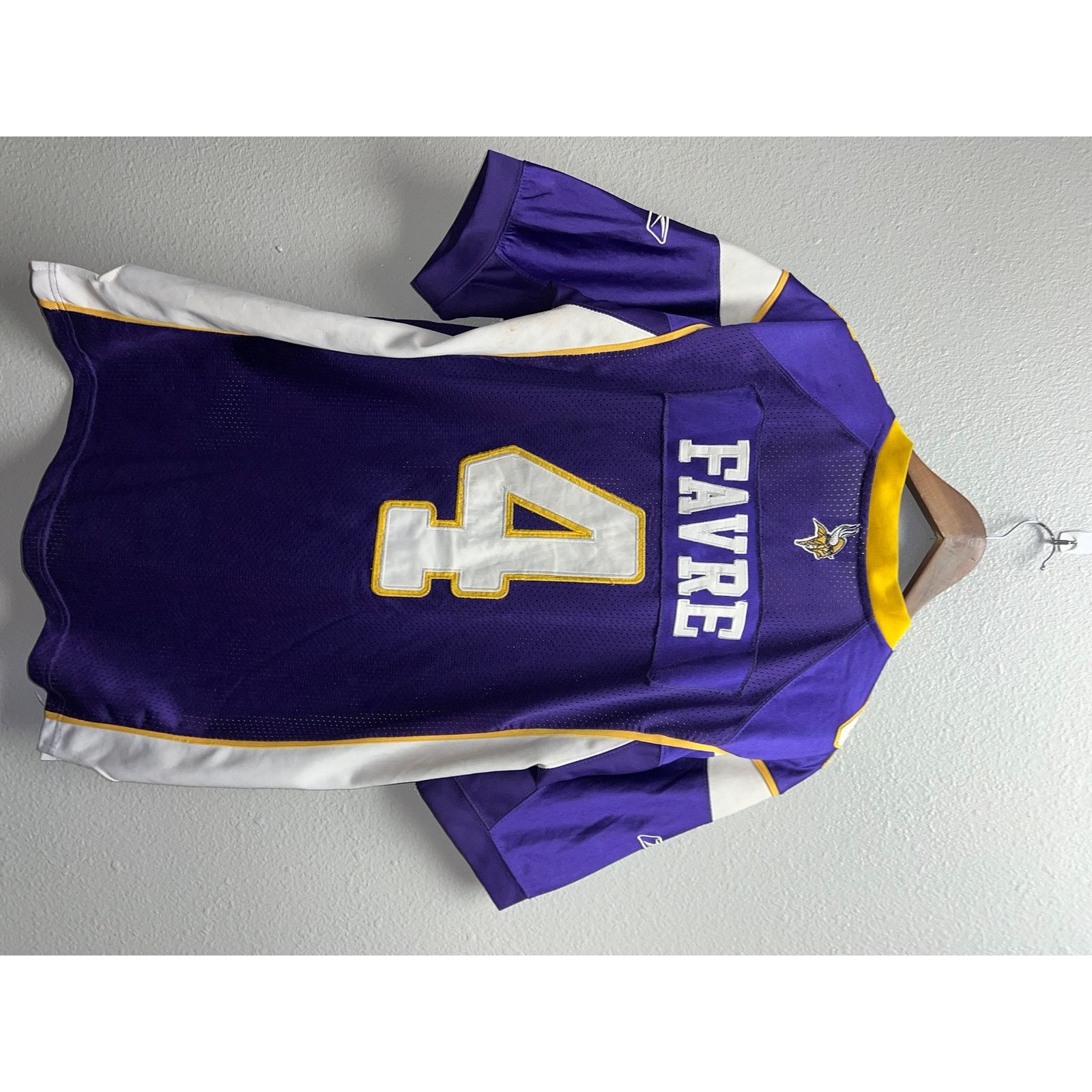 Reebok Vintage Minnesota Vikings Brett Favre On Field Reebok 50 XL Size US XL / EU 56 / 4 - 8 Thumbnail