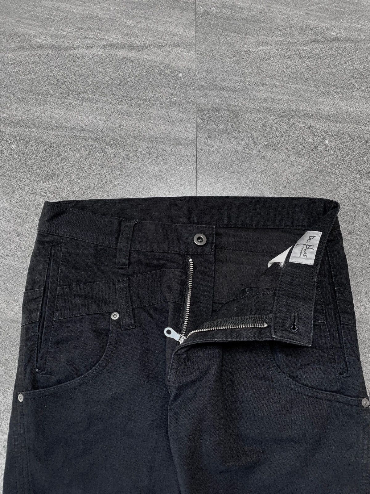 Issey Miyake FREE TAX! 2000s Double Waisted Flared Denim Jeans - 29” Size US 29 - 6 Thumbnail
