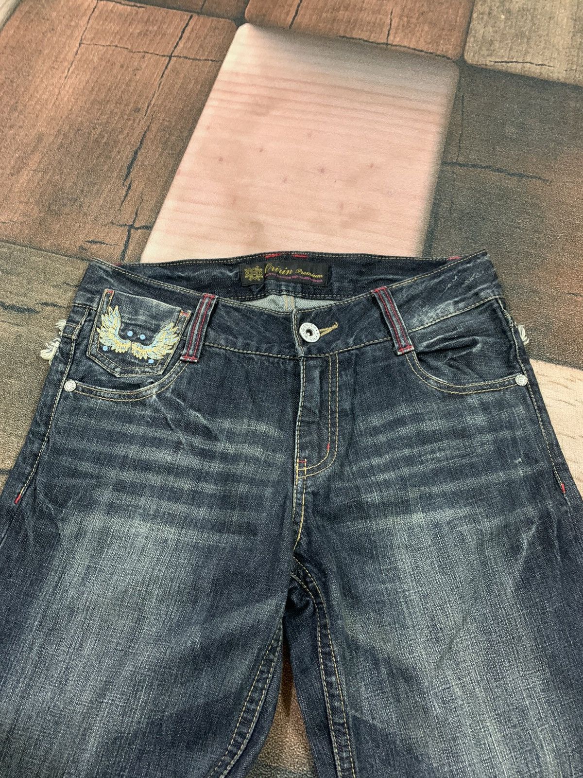 Hysteric Glamour SICK FLARE oririn japanese brand with back wing patch Size US 30 / EU 46 - 3 Thumbnail