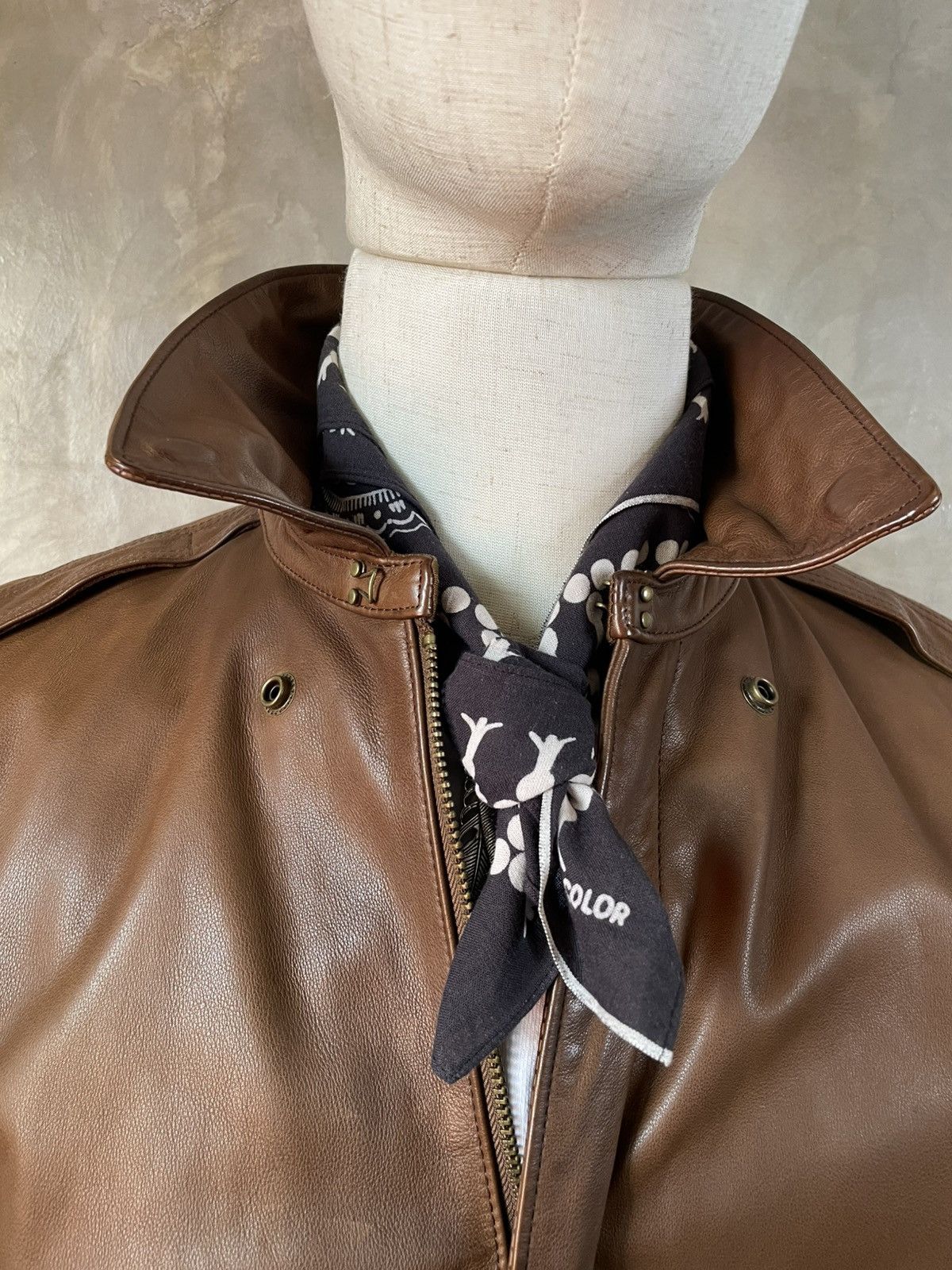 Polo Ralph Lauren Polo Ralph Lauren A-2 Flight Leather Jacket Size US M / EU 48-50 / 2 - 5 Thumbnail