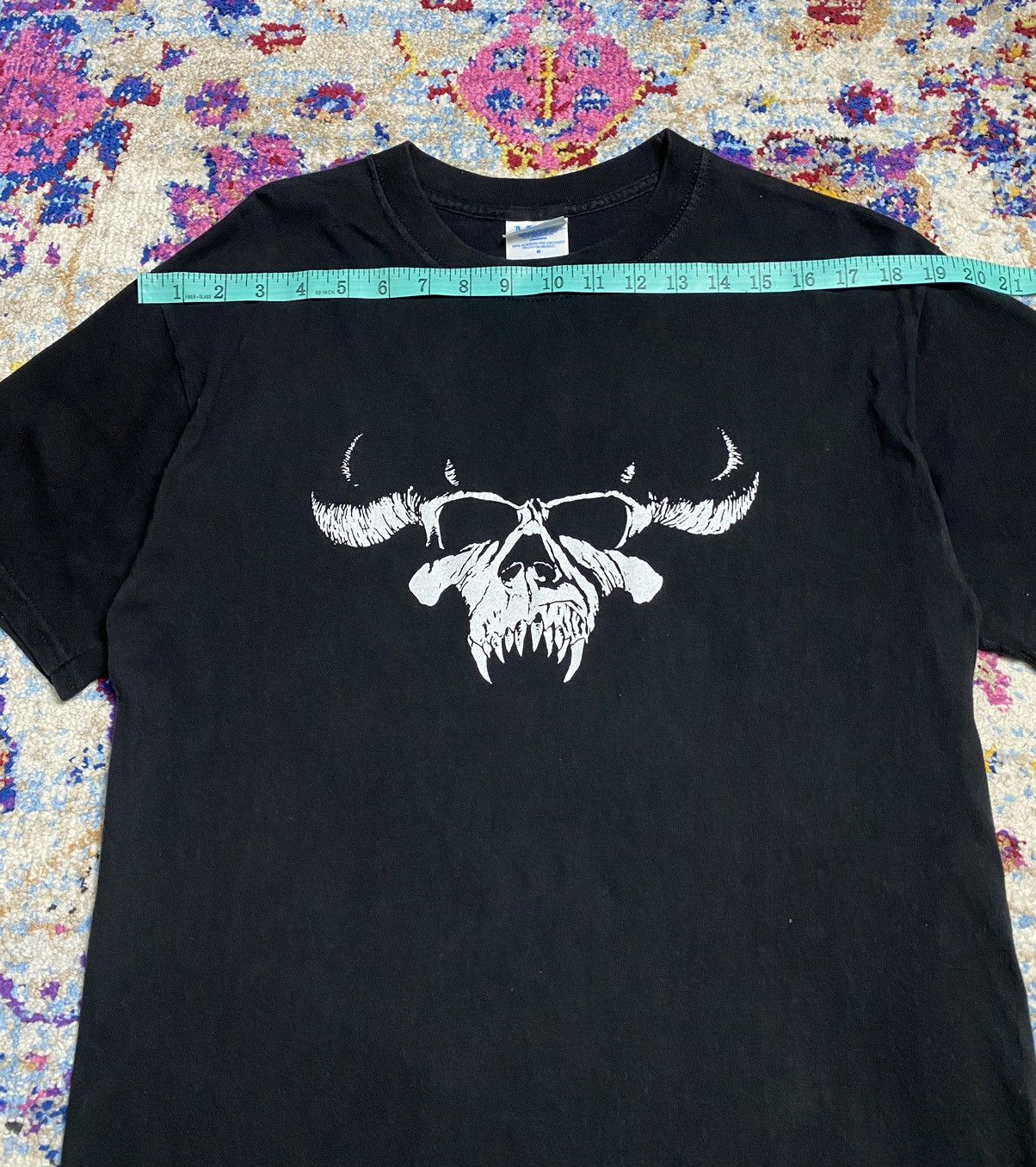 Band Tees 90s Danzig 4 Tour Classic White Skull Logo T Shirt Size US M / EU 48-50 / 2 - 6 Thumbnail