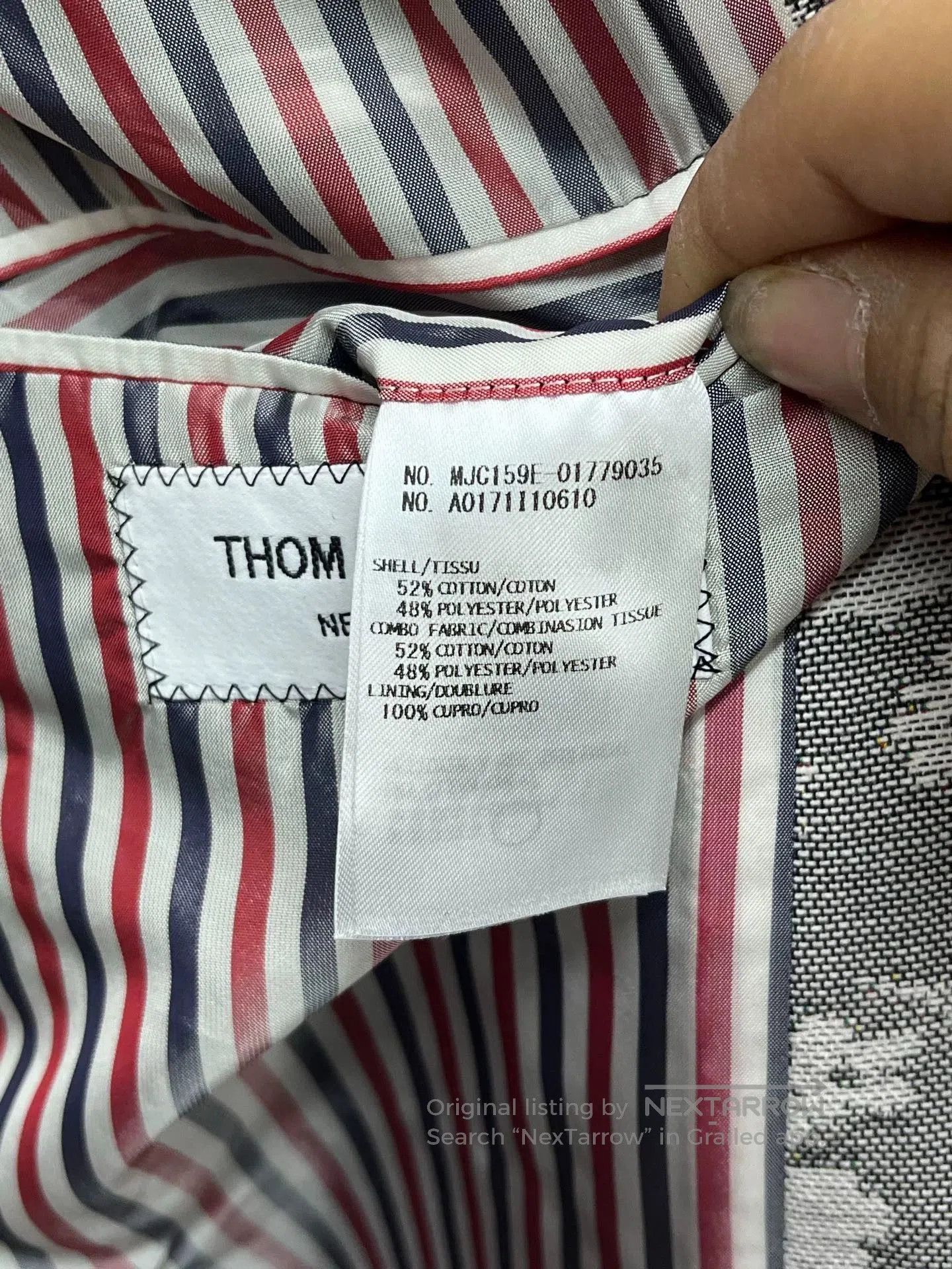 Thom Browne Thom Browne Floral Stripe Lapel Blazer. Size US XS / EU 42 / 0 - 6 Thumbnail