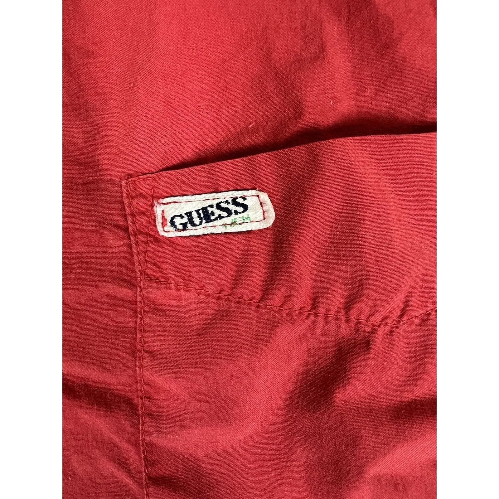 Guess Vintage Guess Jeans USA Polo Shirt Size XL Red Made In USA 9 Size US XL / EU 56 / 4 - 3 Thumbnail