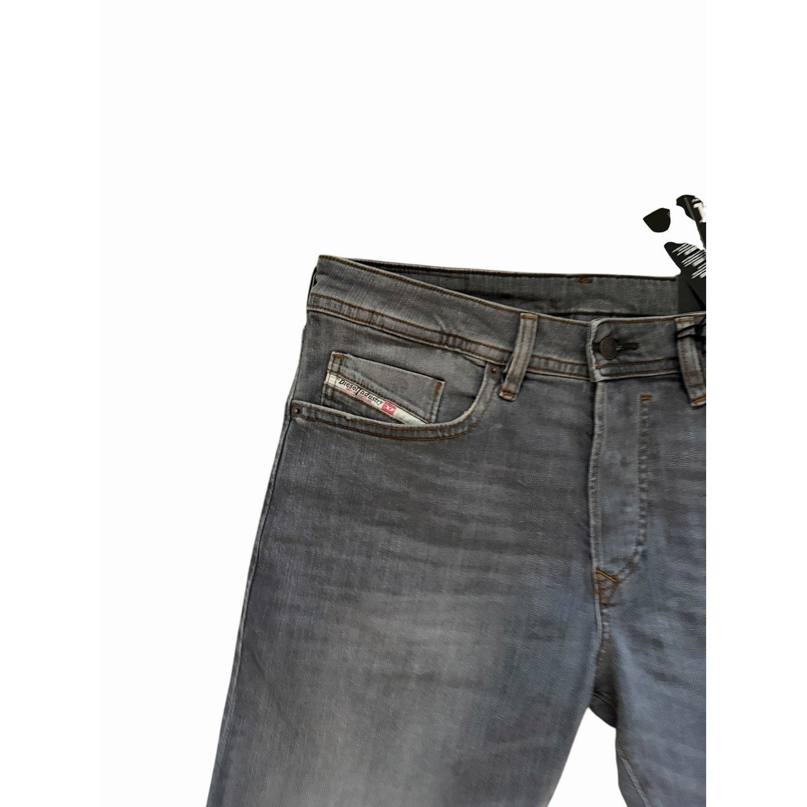 Diesel Diesel Mens Buster Slim Tapered Jeans RB061 Grey Size 32/30 Size US 32 / EU 48 - 5 Thumbnail