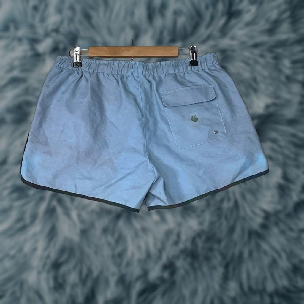 Vintage Flexliving Leg Day Mens Trunks Size L Drawstrings Beach Blue 100% Polyester Regular Men Bottom Swim Trunks Size ONE SIZE - 1 Thumbnail