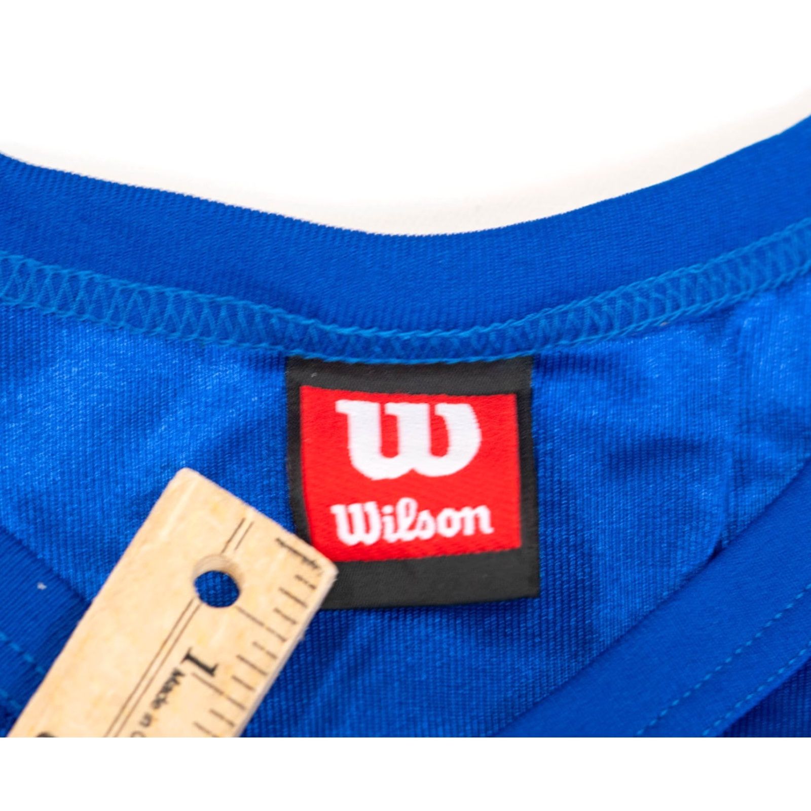 Wilson VINTAGE Wilson IBM Computer Football Jersey Men 2XL Blue Promo Made USA T-Shirt Football USA 90s Men Size US XXL / EU 58 / 5 - 4 Thumbnail