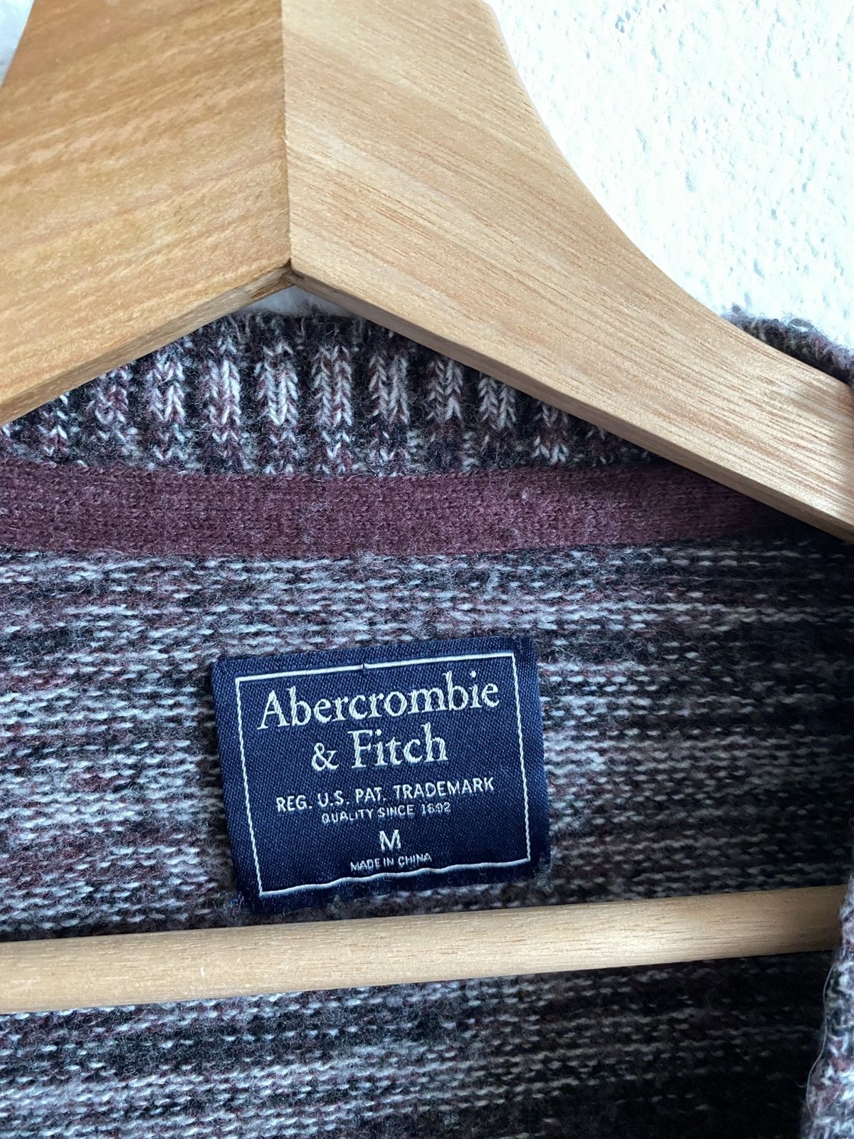 Abercrombie & Fitch Abercrombie Wool Knit Sweater Size US M / EU 48-50 / 2 - 4 Thumbnail