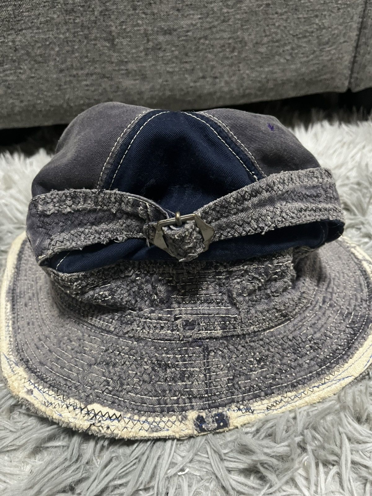 Kapital Kapital crushed hat navy Size ONE SIZE - 2 Thumbnail