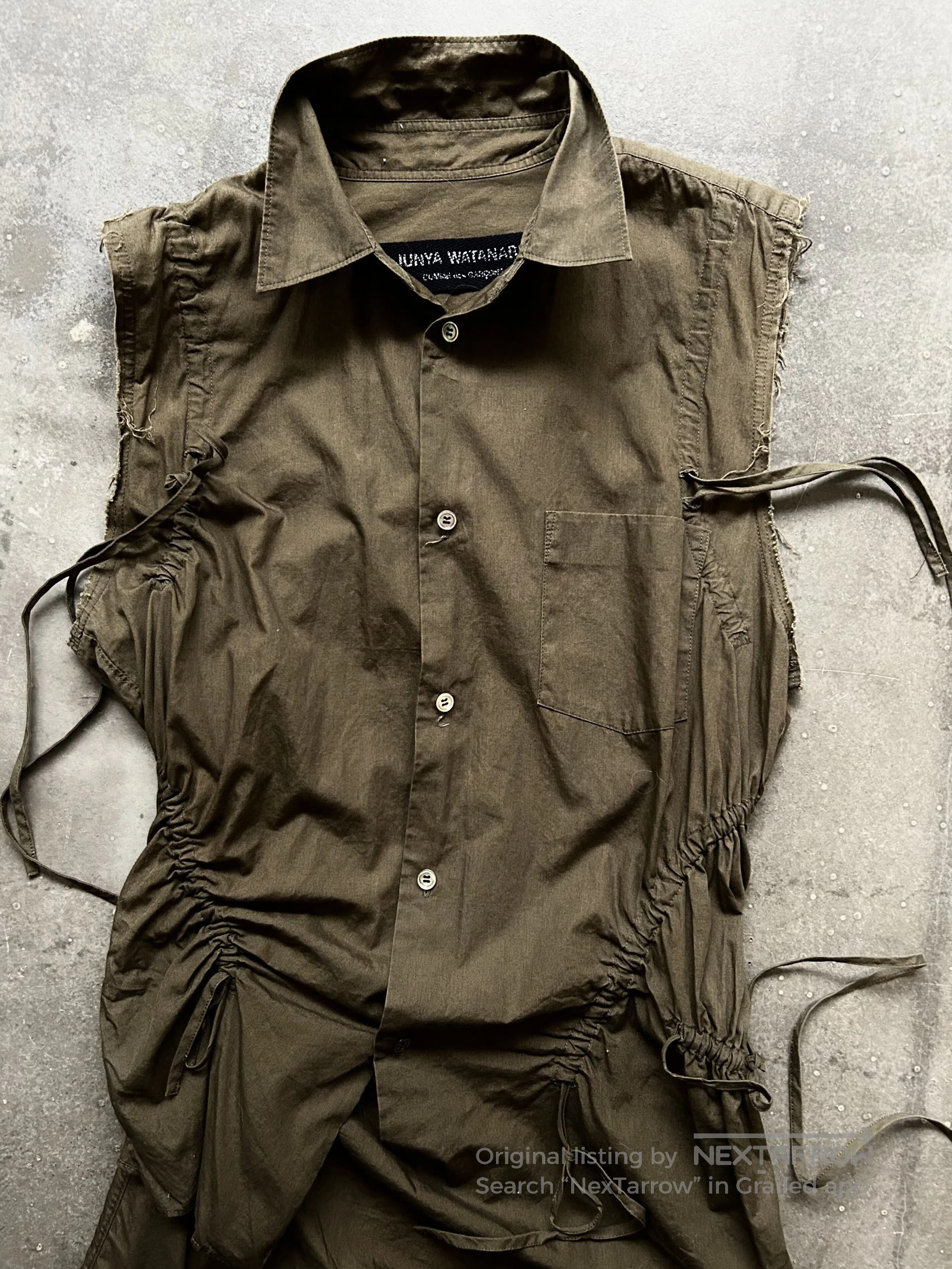 Junya Watanabe junya watanabe sleeveless dress with drawstring. Size M / US 6-8 / IT 42-44 - 3 Thumbnail