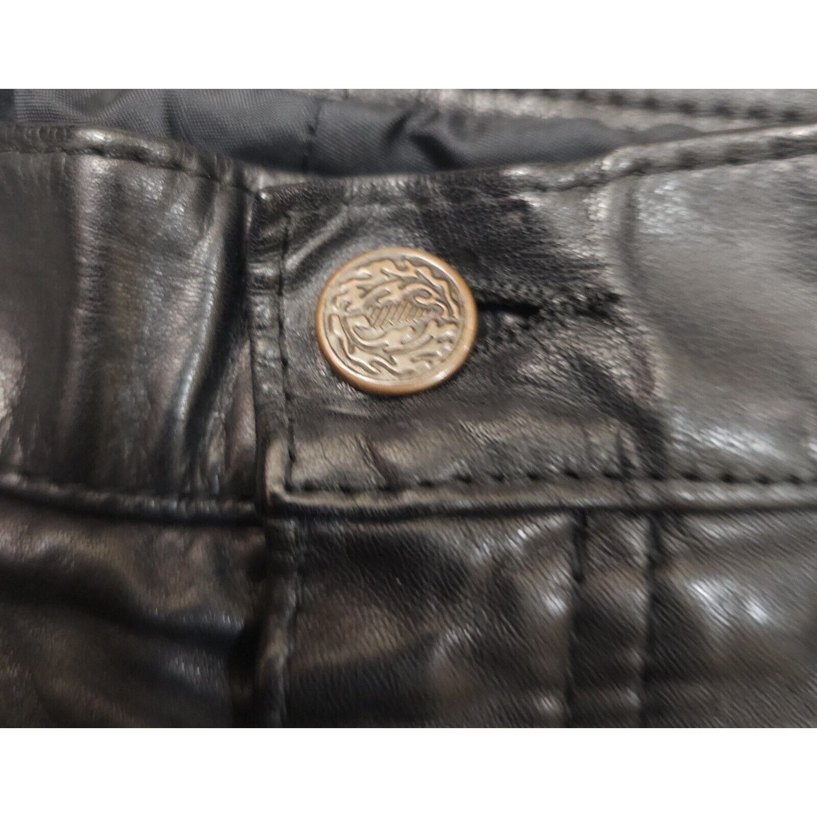 Wilsons Leather Wilsons Suede & Leather Y2K VTG 90s Genuine Leather 31 W 28 Size 31" - 8 Thumbnail