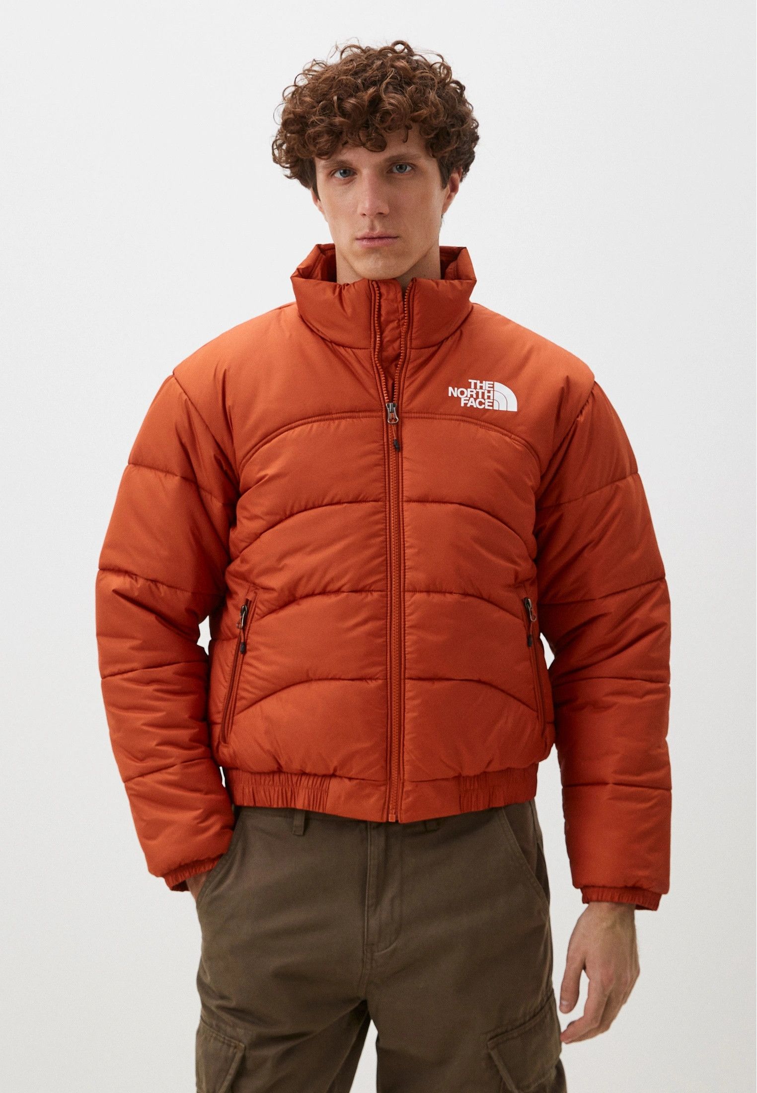 The North Face o1s22i1n1124 Puffer Jacket in Orange Size US M / EU 48-50 / 2 - 1 Thumbnail