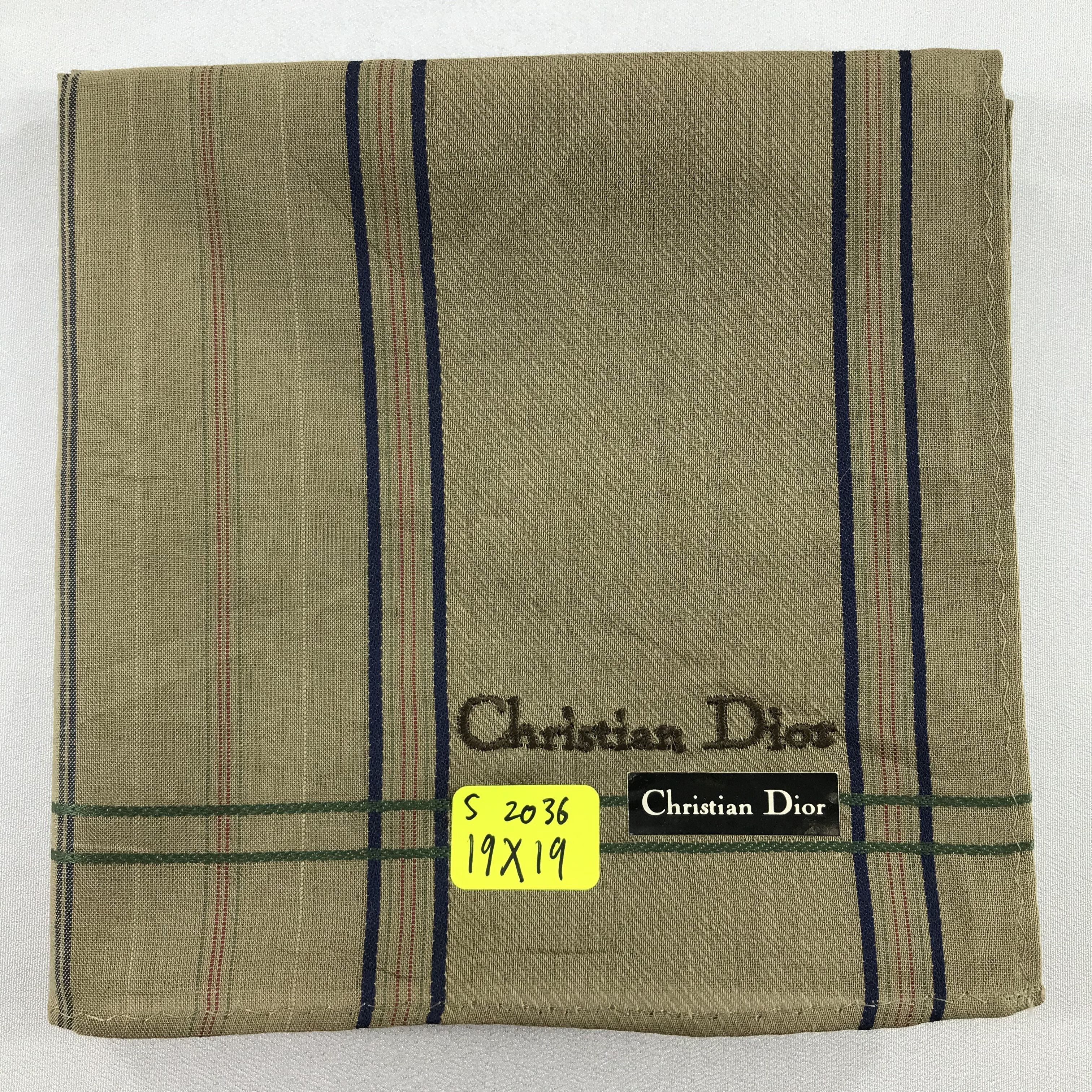 Vintage Christian Dior Bandana / Handkerchief / Neckerchief - S2036 Size ONE SIZE - 5 Thumbnail