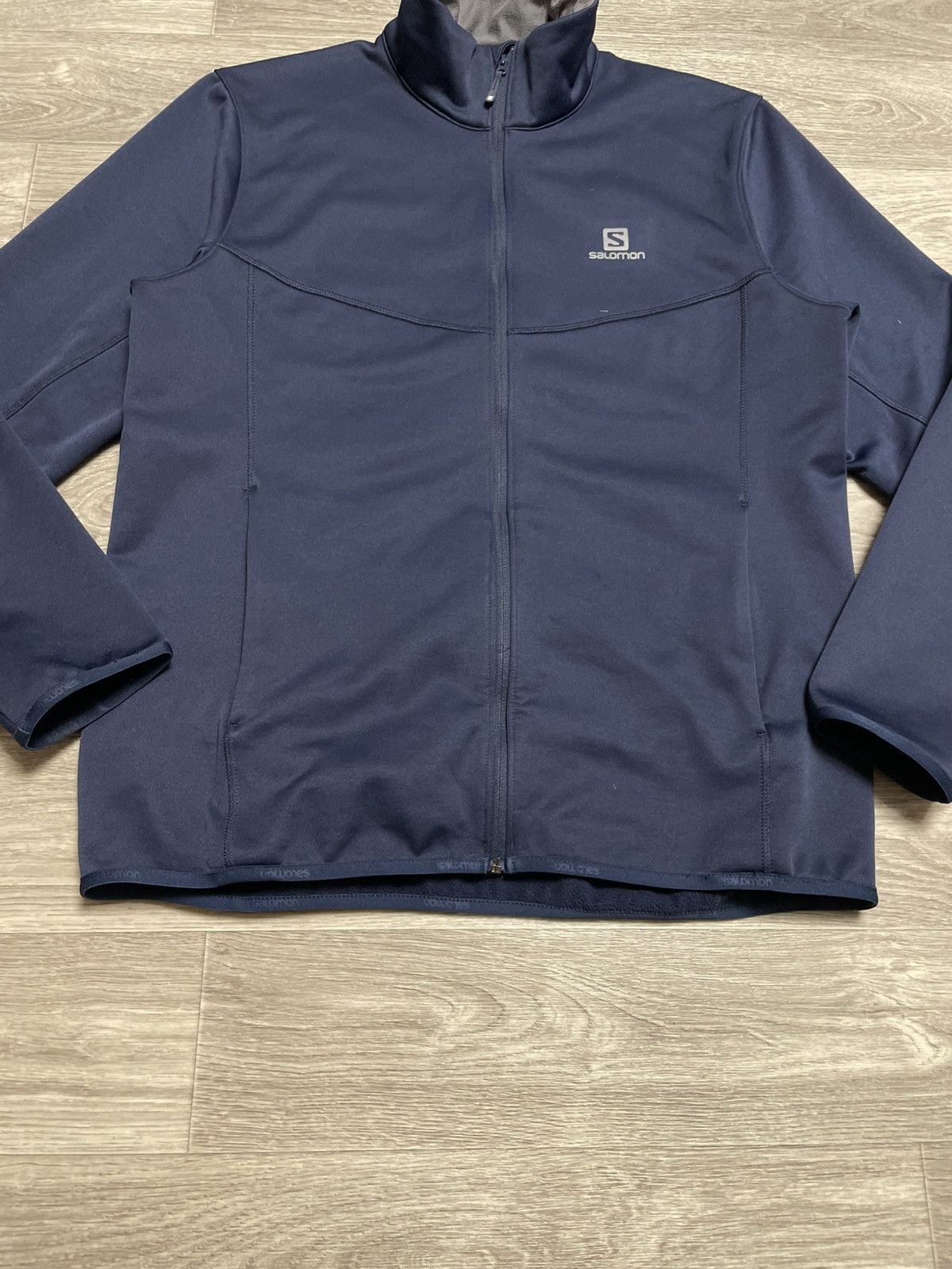 Salomon Vintage Salomon Blue Zip-Up Jacket Size US L / EU 52-54 / 3 - 3 Thumbnail