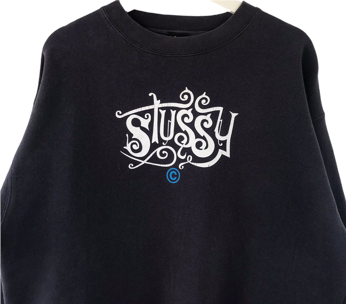 Stussy × Vintage Vintage STUSSY big logo sweatshirt Size US L / EU 52-54 / 3 - 2 Thumbnail