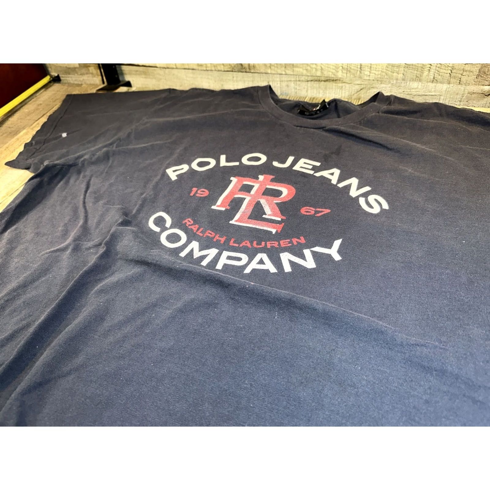 Chaps VINTAGE Ralph Lauren Polo Jeans T-Shirt Men XL Red 1990s 2000s Event Theme Mens Size US XL / EU 56 / 4 - 7 Thumbnail