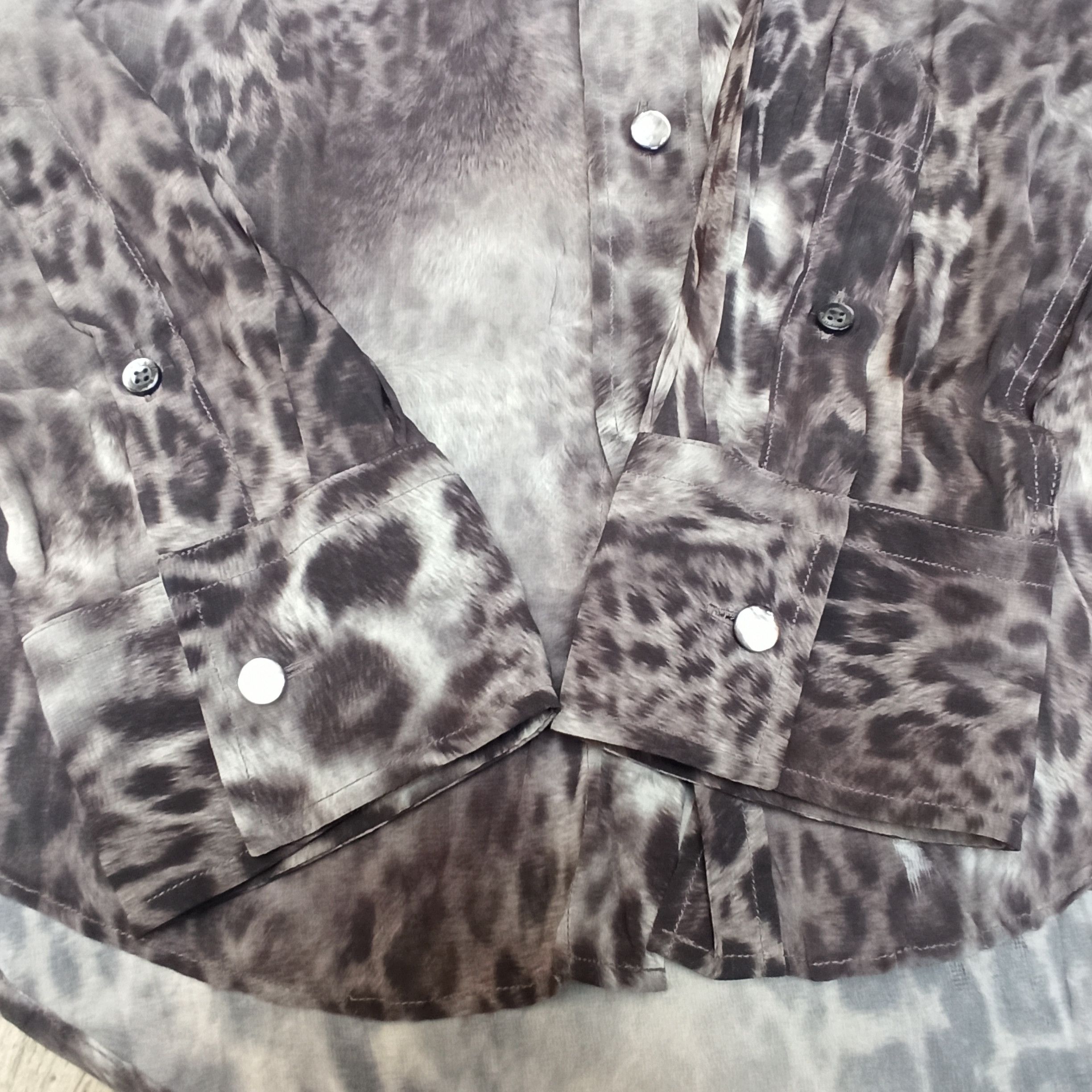 Tornado Mart Y2K Shirt Leopard Tornado Mart Size L / US 10 / IT 46 - 4 Thumbnail