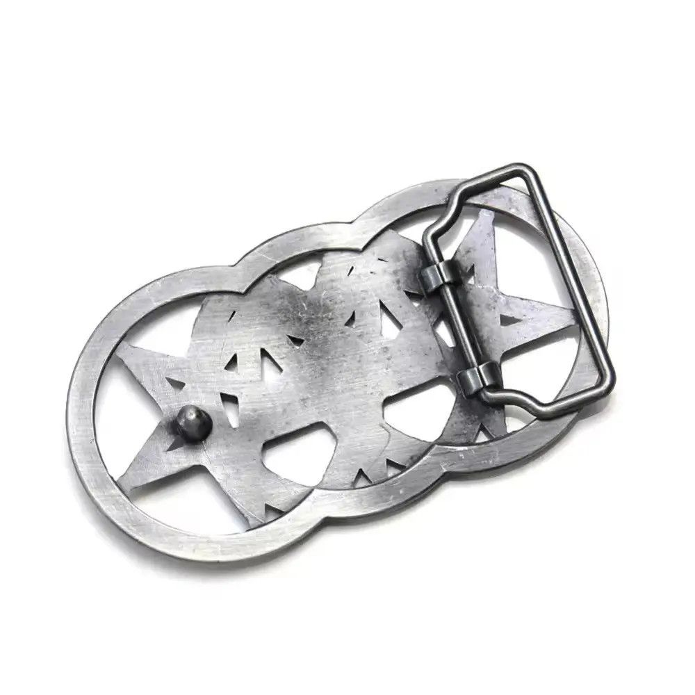 Japanese Brand Metal Pentagram Star Belt Buckle Size ONE SIZE - 2 Thumbnail