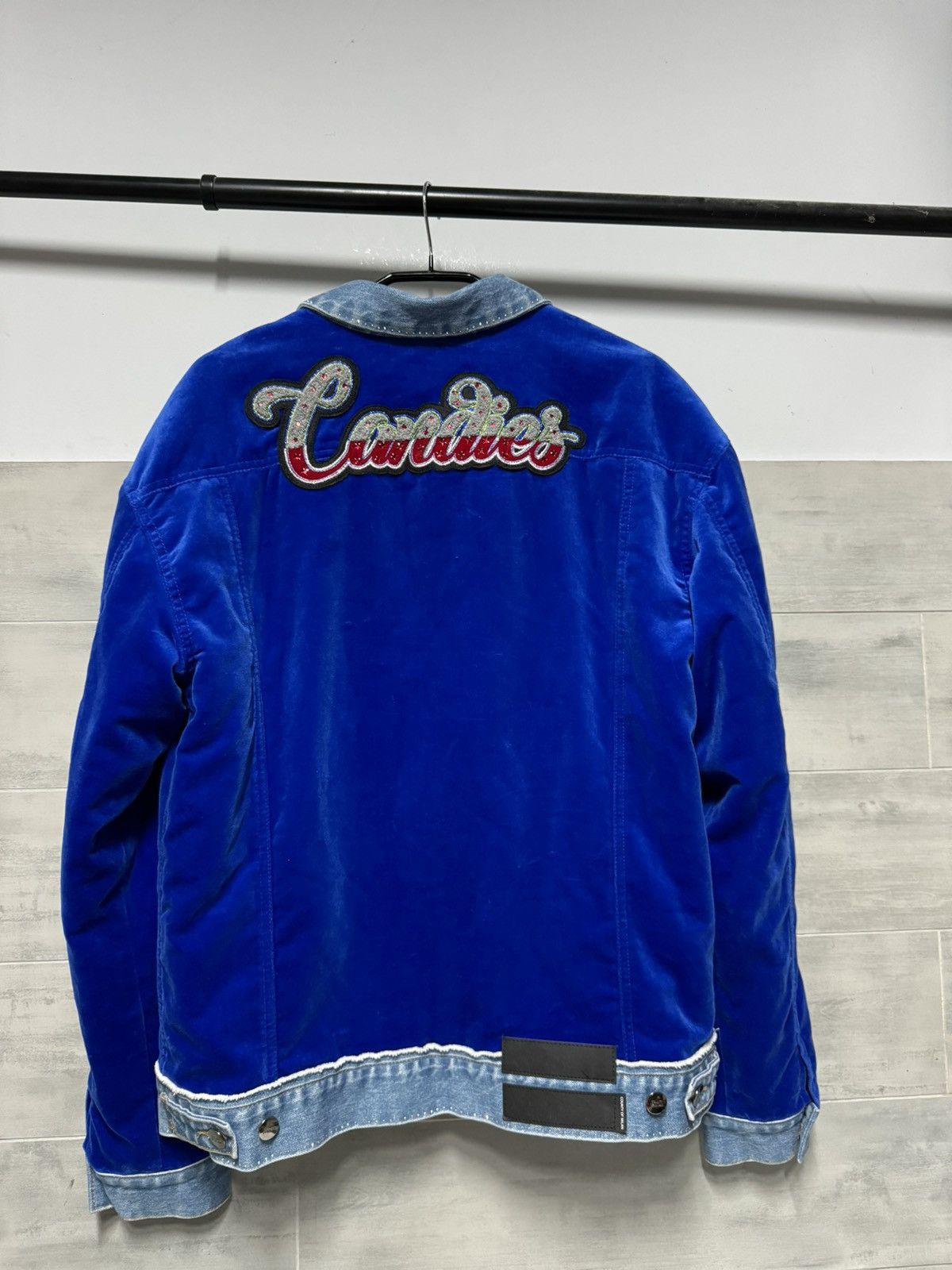 Designer Marcelo Burlon fall 2019 Candies velvet jacket Size US M / EU 48-50 / 2 - 1 Thumbnail