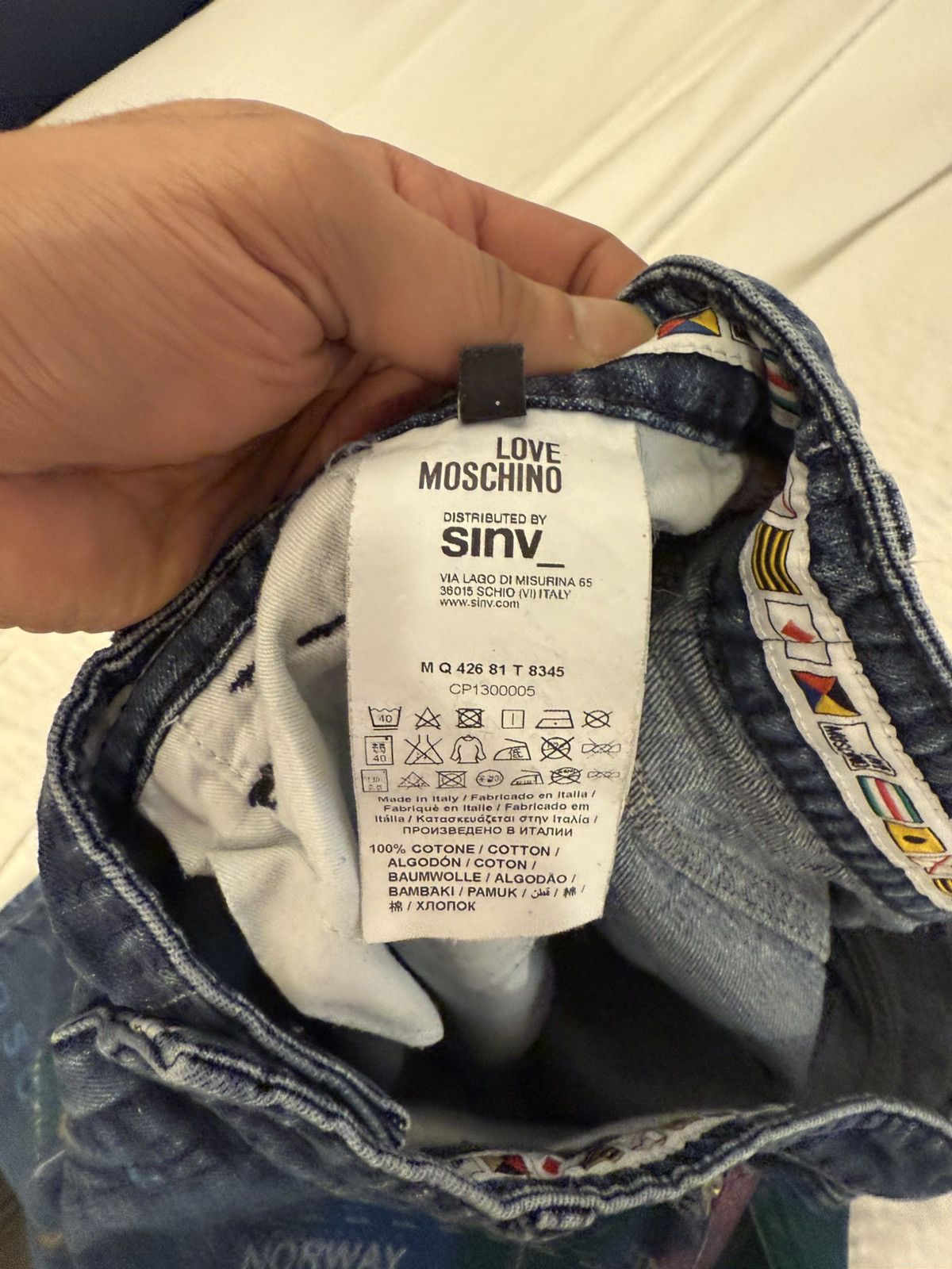 Moschino Love Moschino World Map Denim Size US 34 / EU 50 - 4 Thumbnail