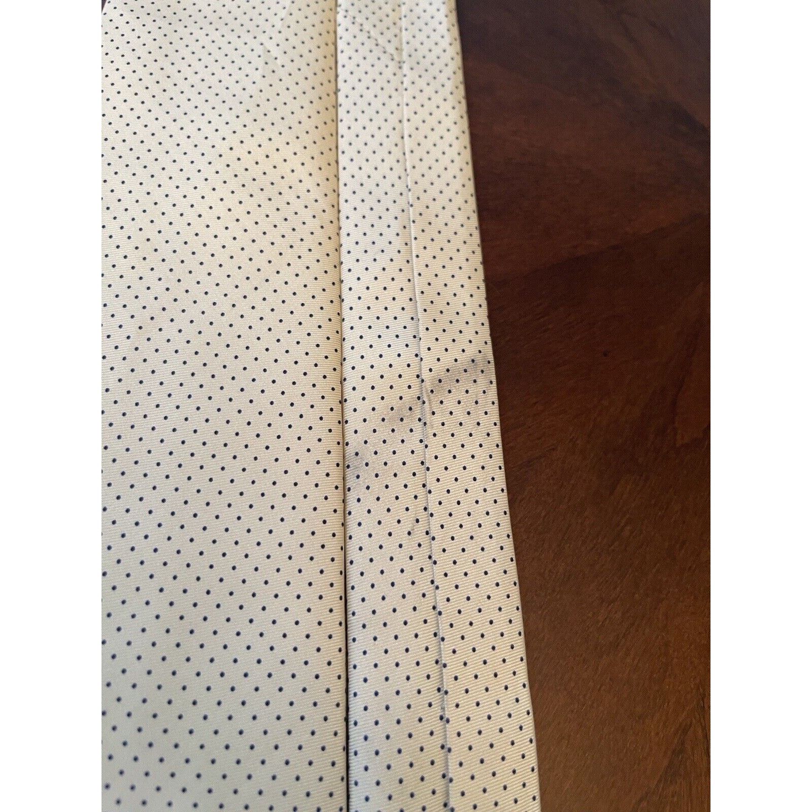 Other Tie Rack Gold Blue 100% Silk Men’s Neck Tie Made In China Size ONE SIZE - 5 Thumbnail