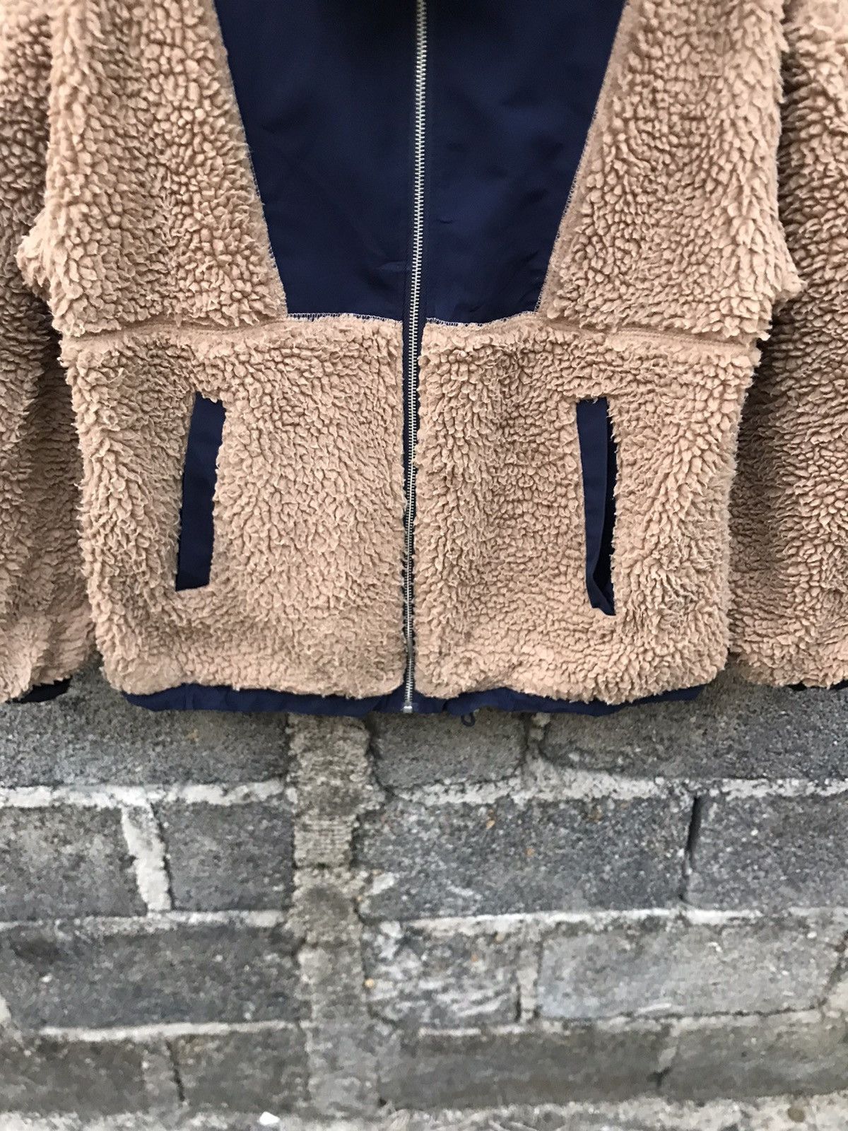 Japanese Brand 🌟Standart Progress Pageboy Hooded Two Tone Fleece Jacket Size US M / EU 48-50 / 2 - 4 Thumbnail