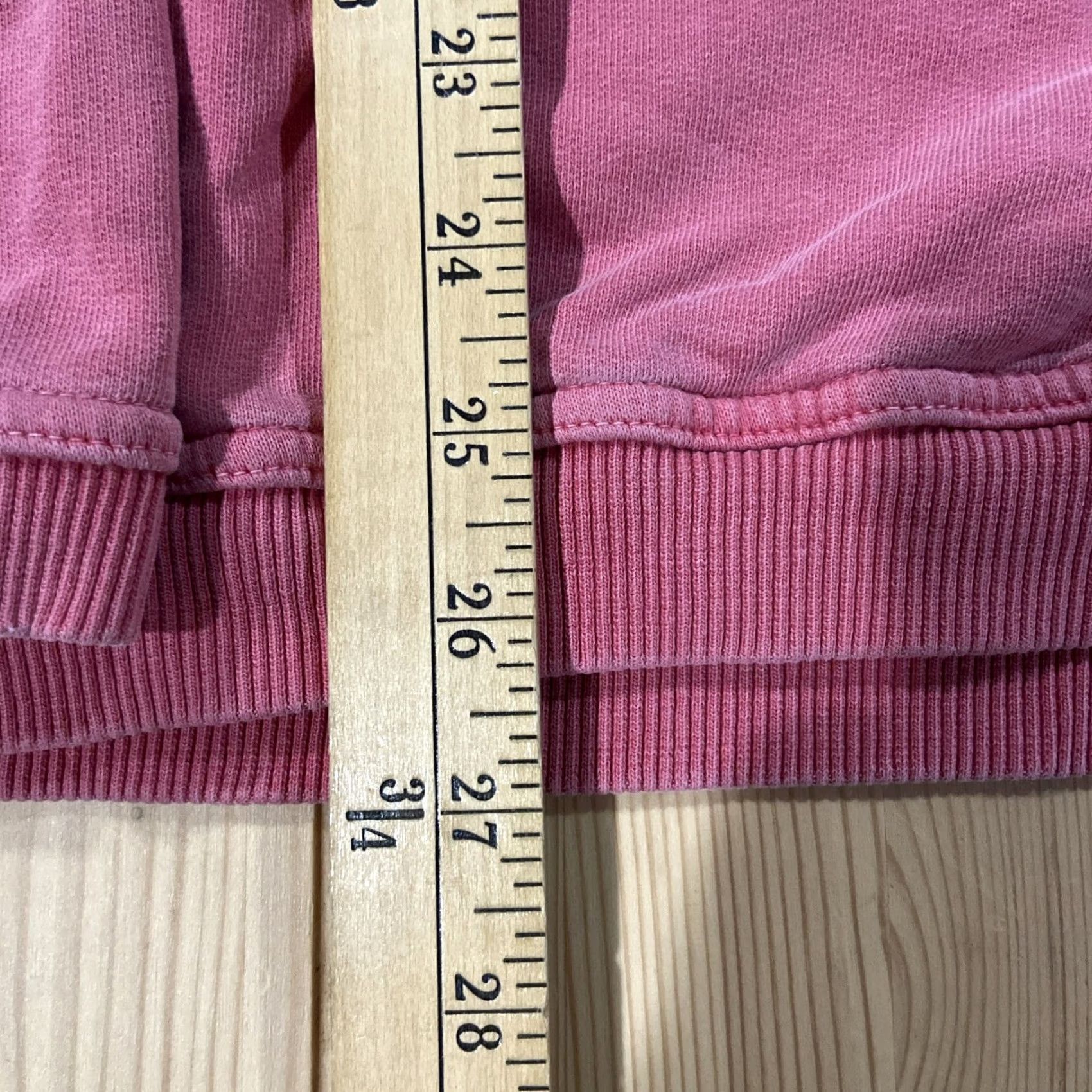 Anvil VINTAGE Anvil Sweatshirt Crewneck Red 1990s Large Cotton Thick Faded Size L / US 10 / IT 46 - 3 Thumbnail