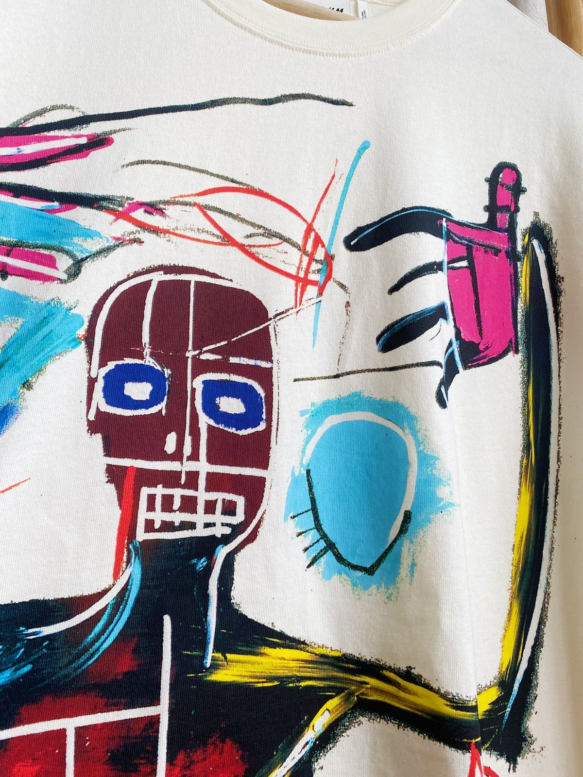 H&M × Jean-Michel Basquiat × Who Decides War WHO DECIDES WAR x BASQUIAT x H&M RELAXED FIT COTTON T-SHIRT Size US XL / EU 56 / 4 - 5 Thumbnail