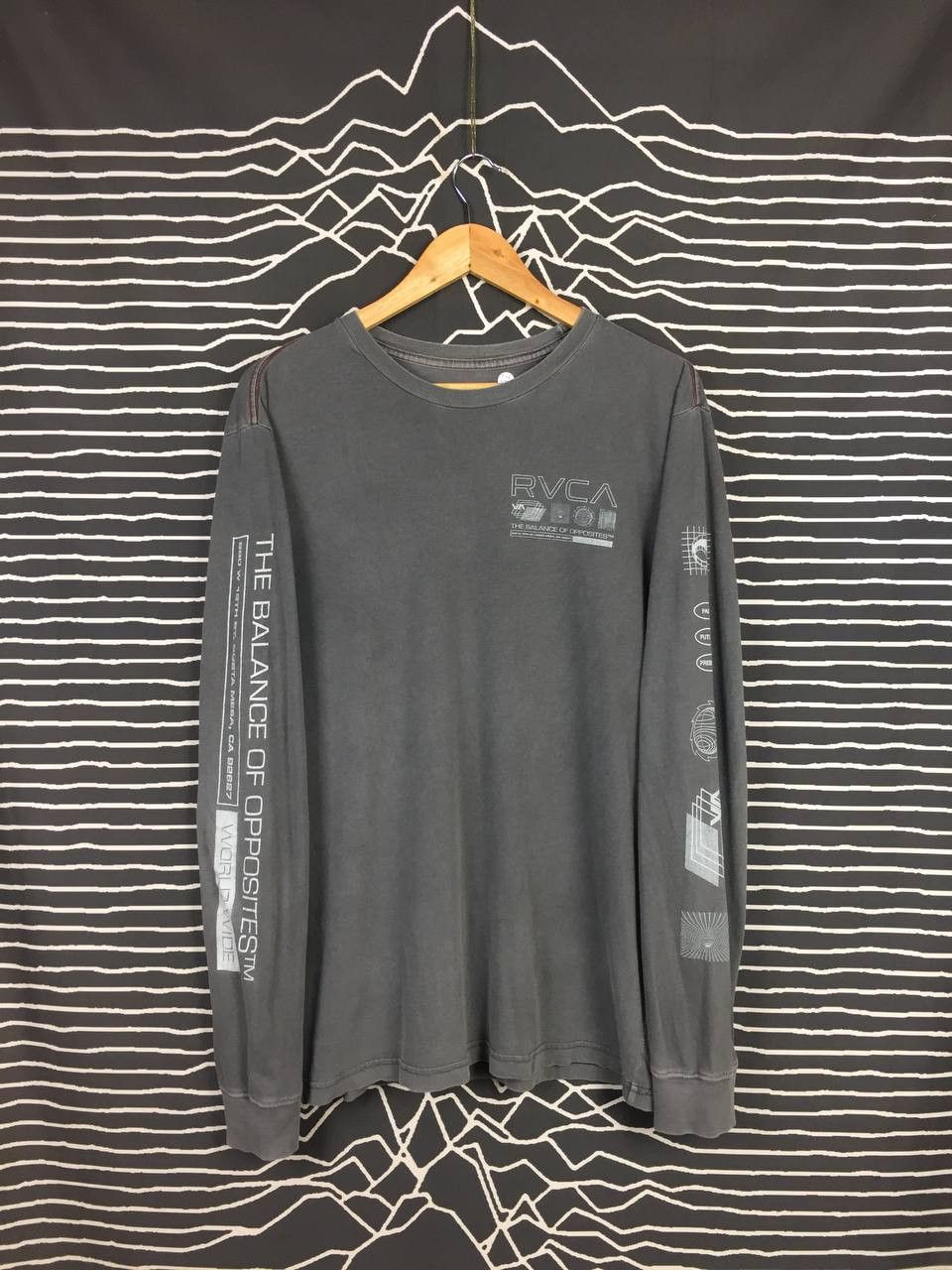 RVCA RVCA Artis Network Program White Noise Longsleeve Tee Size US L / EU 52-54 / 3 - 4 Thumbnail