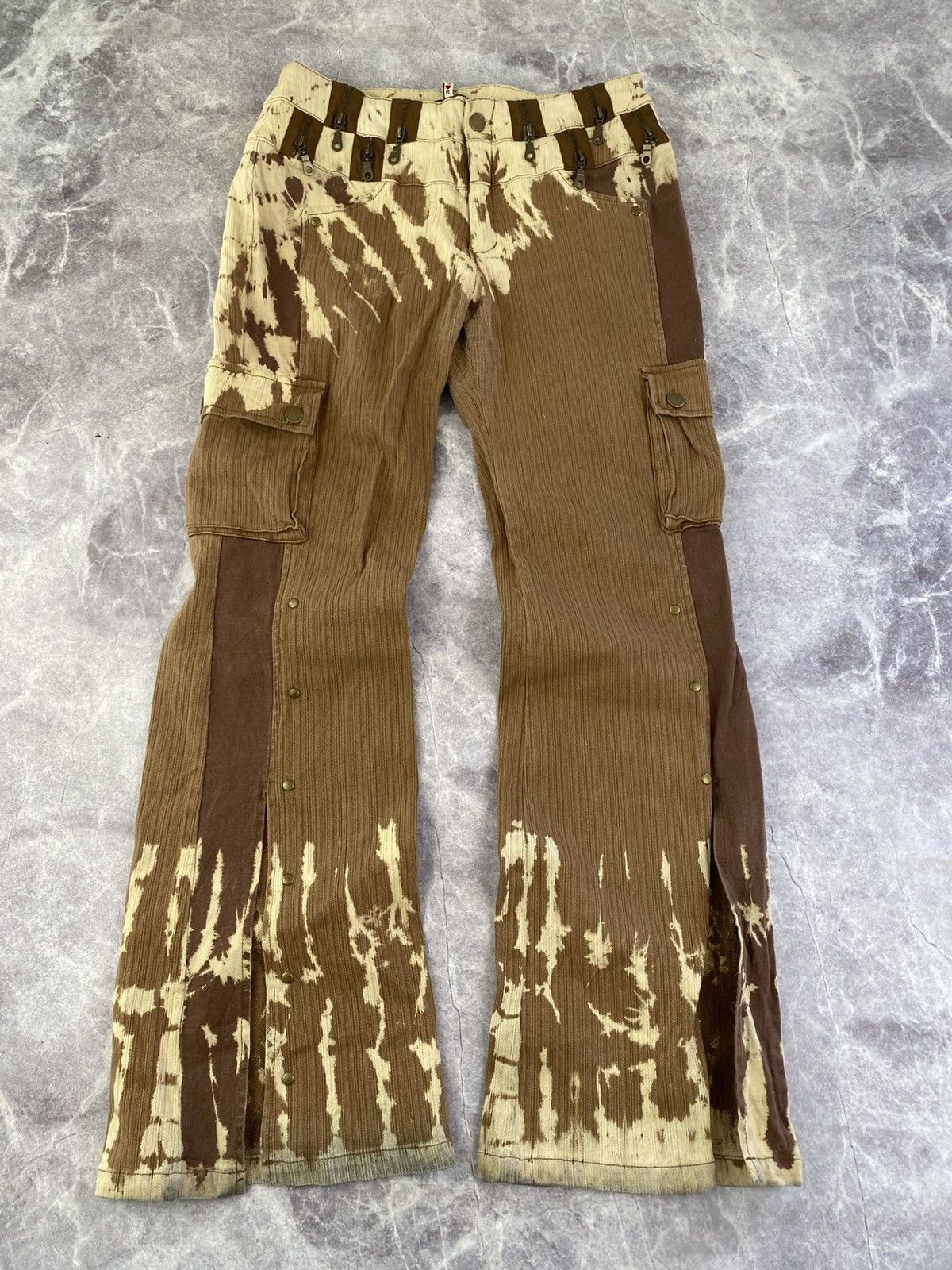 Japanese Brand Vintage multi zip suit DG style Jacket Pants and Skirt Sz: L Size L / US 10 / IT 46 - 8 Thumbnail