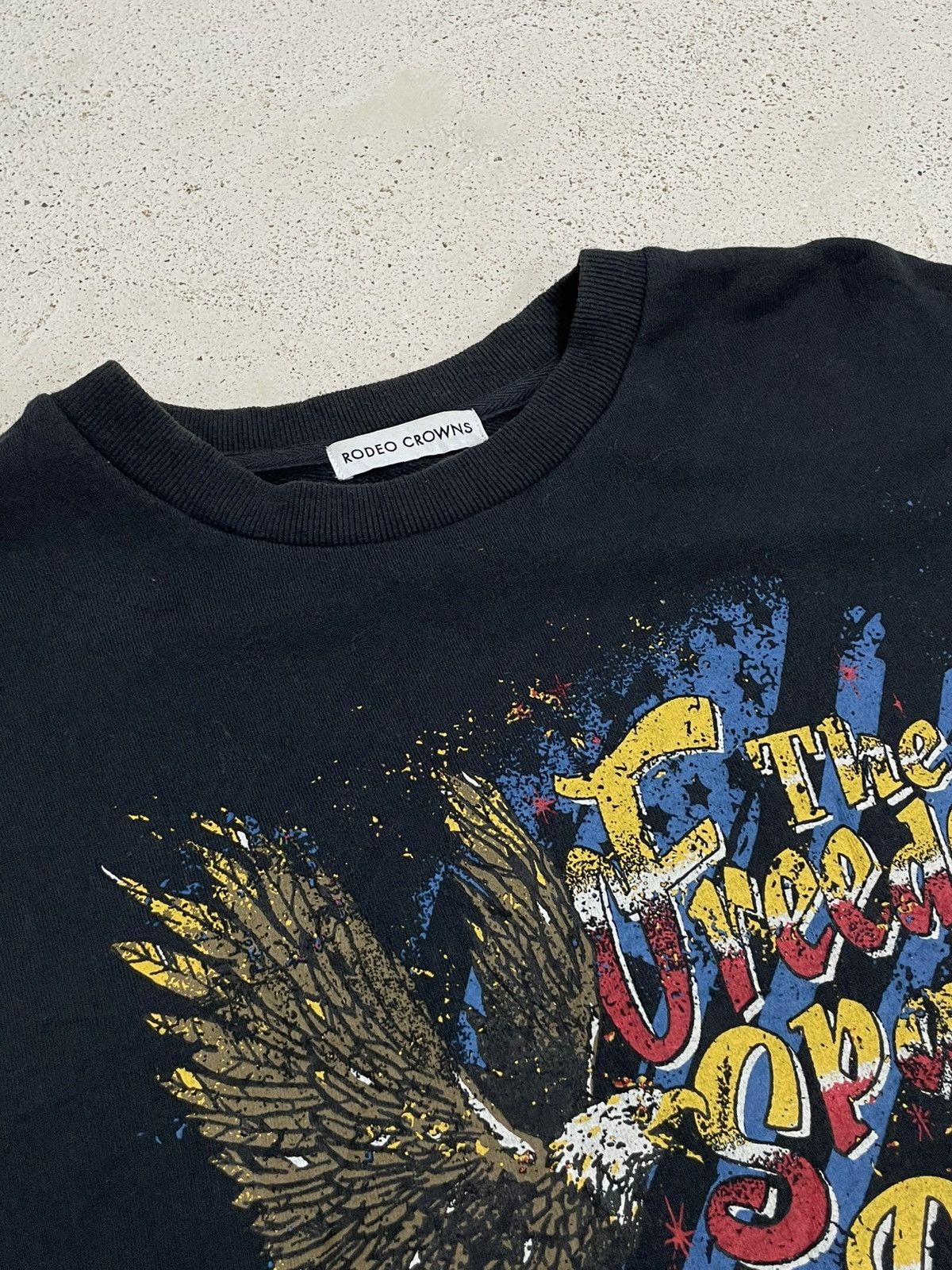 Japanese Brand Rodeo Crown Harley Style Eagle The Freedom In Detroit City Size US XXL / EU 58 / 5 - 7 Thumbnail