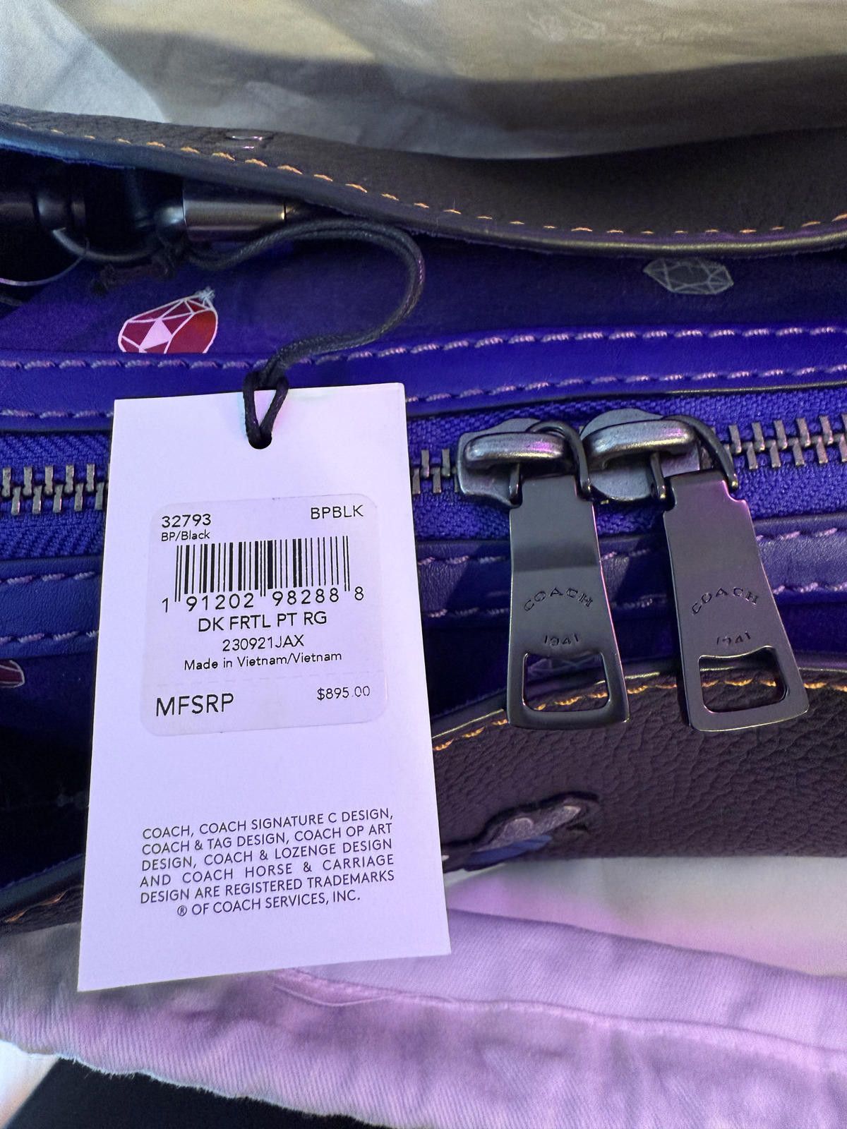 Coach NWT Coach 1941 Disney Rogue Bag-Snow White-Limited Edition Size ONE SIZE - 12 Thumbnail
