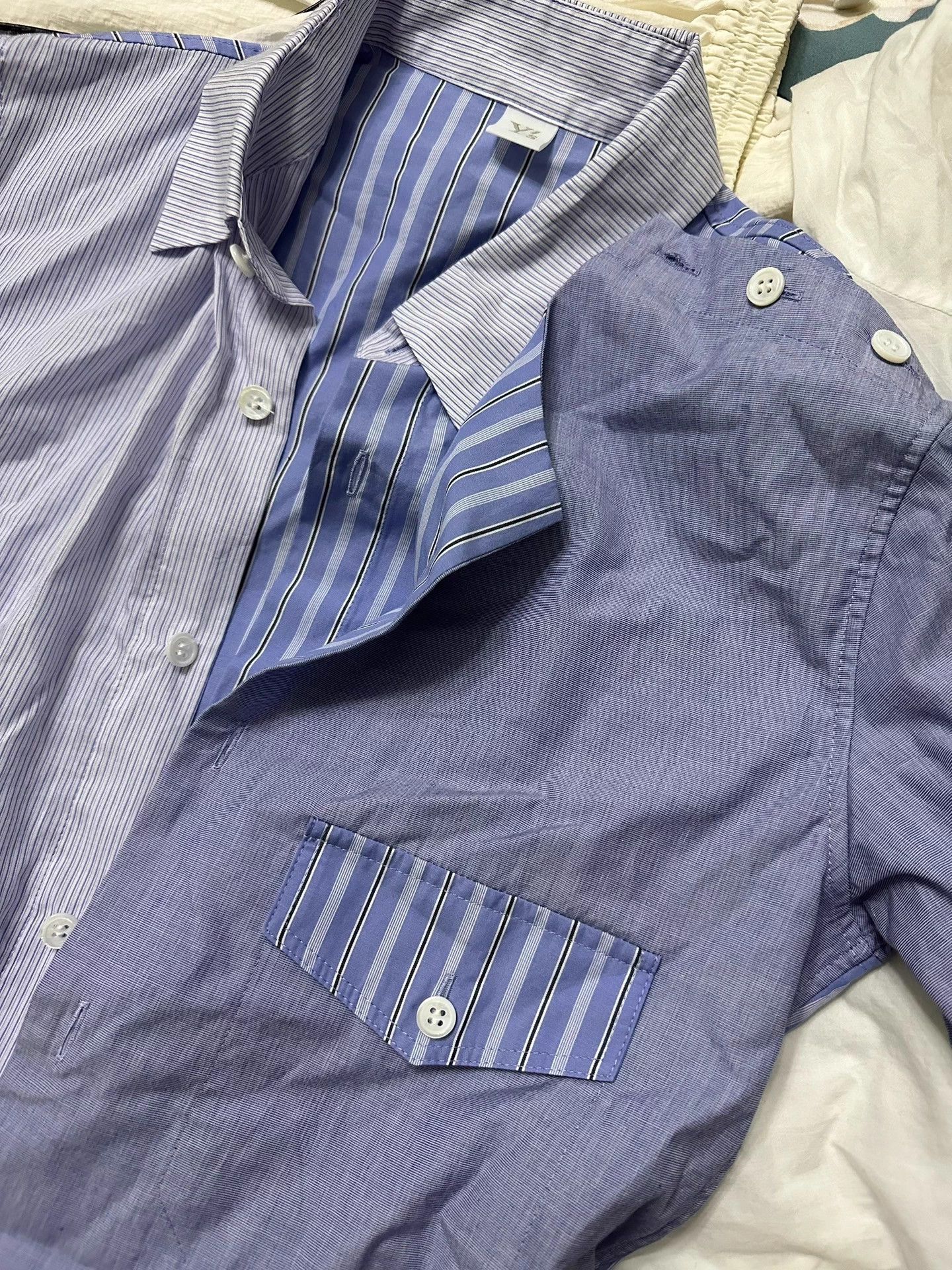Y's Y's Yohji Yamamoto short-sleeved shirt Size S / US 4 / IT 40 - 2 Thumbnail