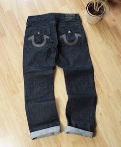 True religion Jeans in comfort fit with heavy thread work Size 30
