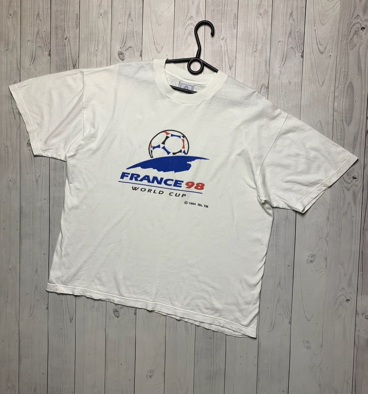 Vintage Vintage Soccer tee France 1998 World Cup size XL Size US XL / EU 56 / 4 - 2 Thumbnail