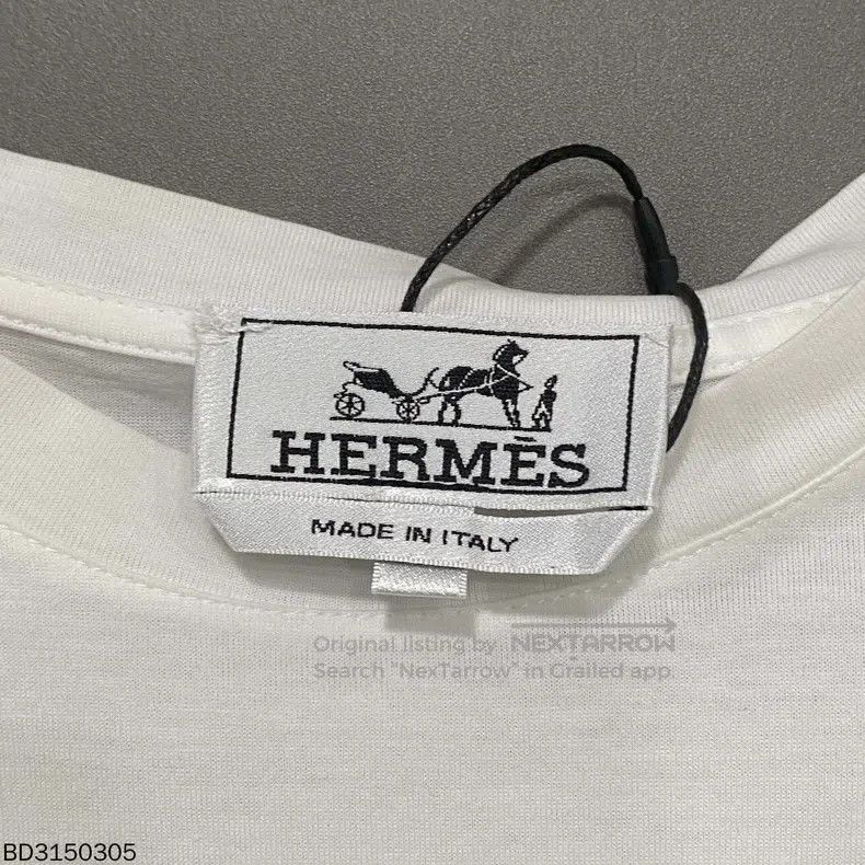 Hermes Hermes White Bicycle Short-Sleeve Size S / US 4 / IT 40 - 4 Thumbnail